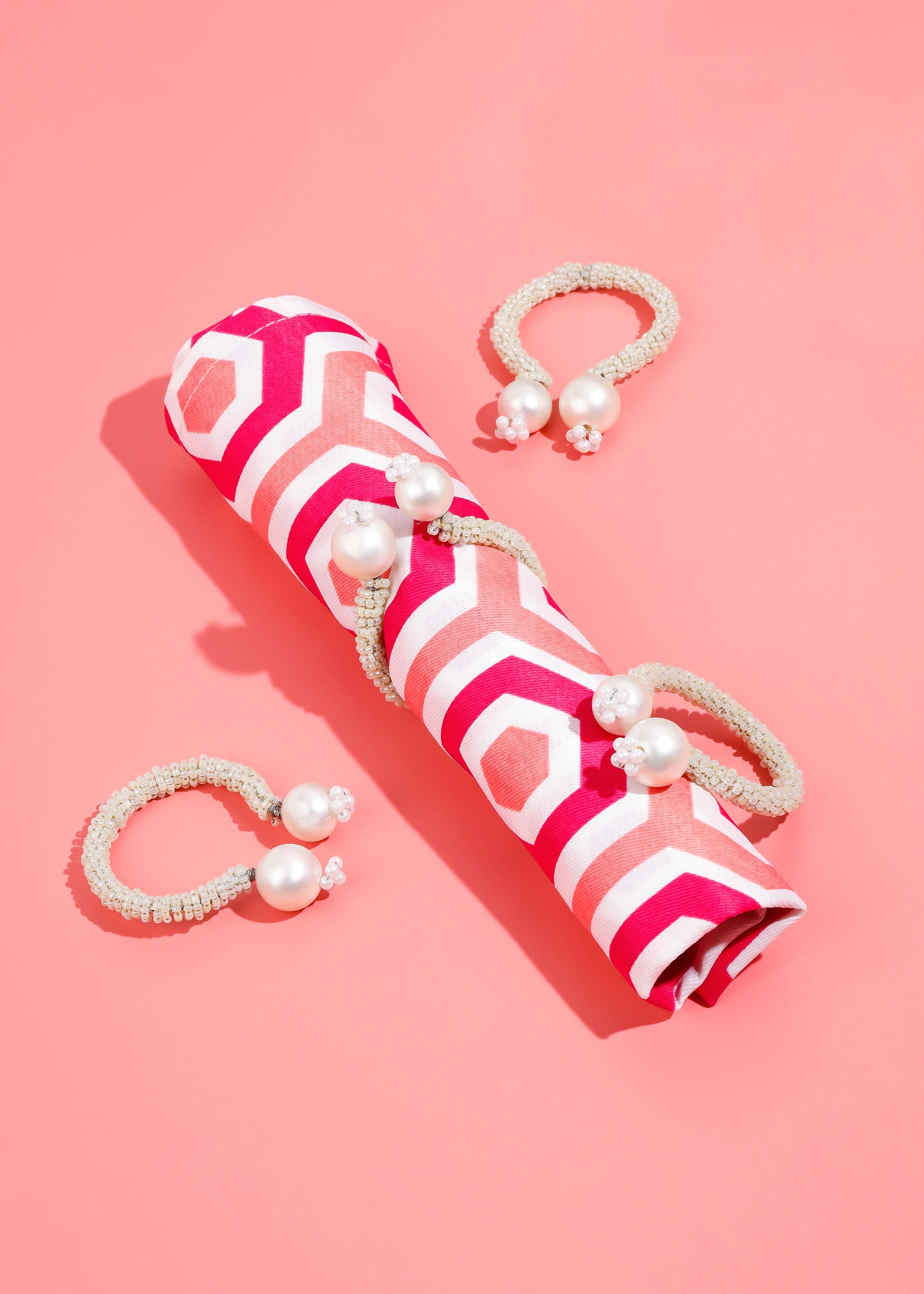 Pearl Opulence Napkin Rings tiramisuusa