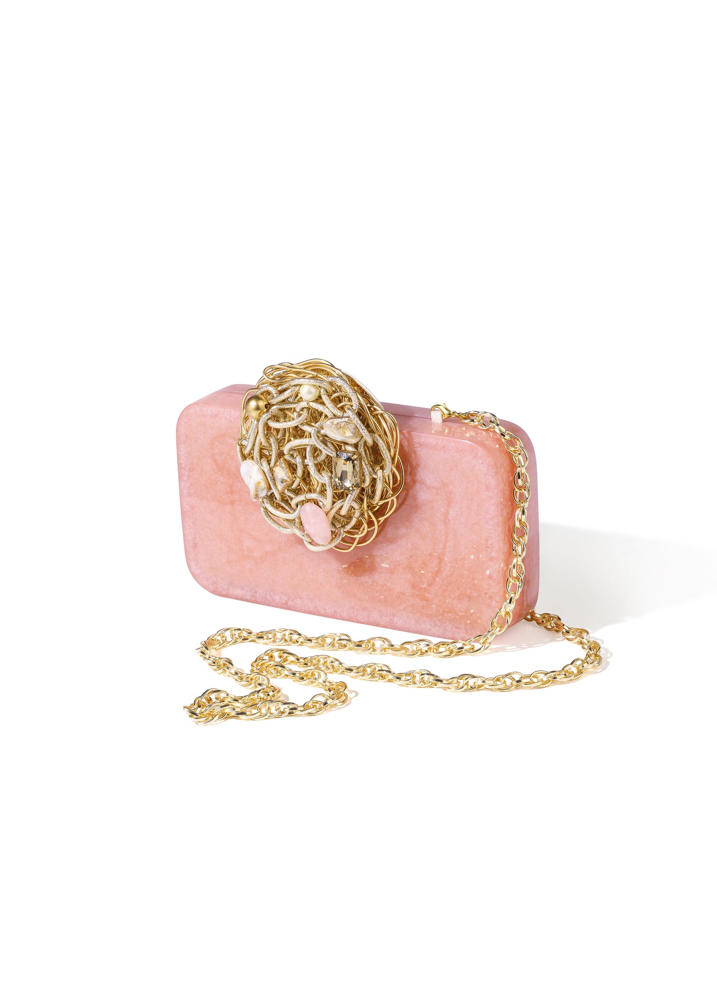 Tiramisu Golden Mesh Minaudiere tiramisuusa