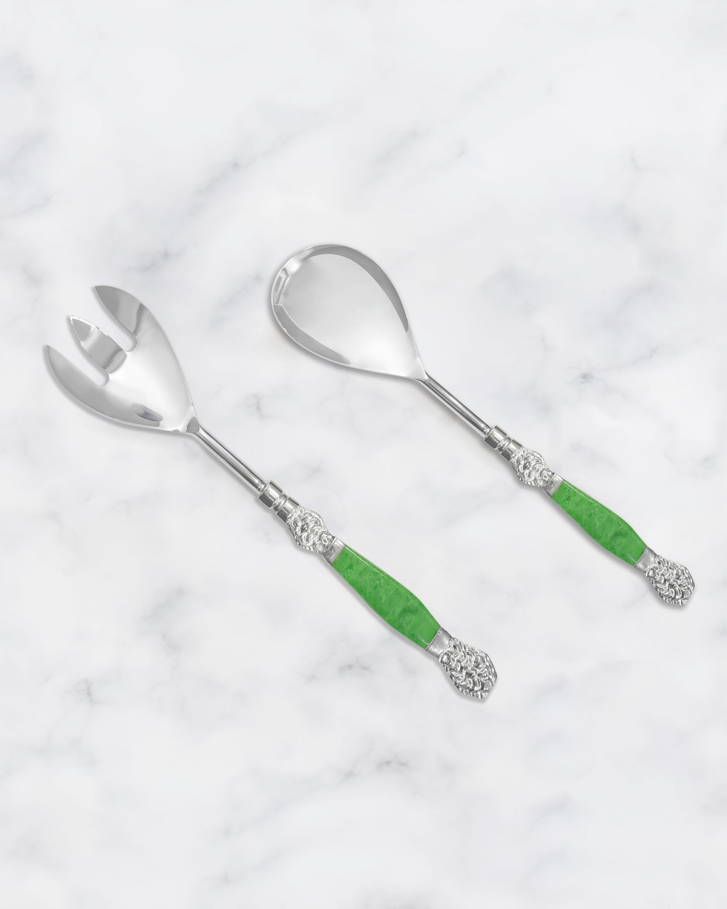 Vibrant Verde Salad Server Set tiramisuusa