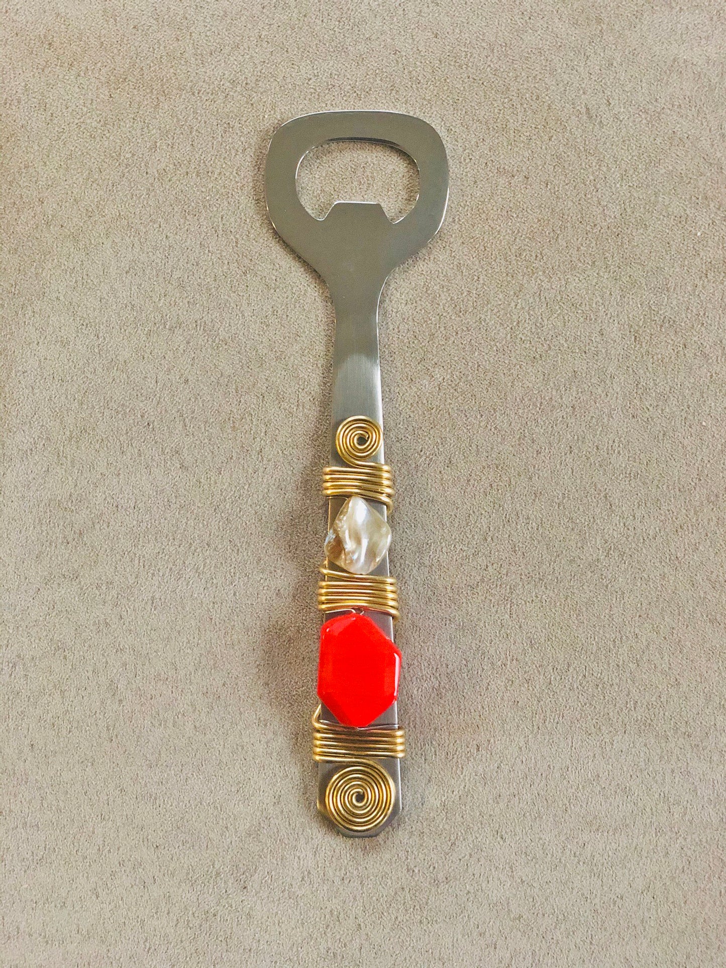 Mother-of-Pearl Bottle Opener