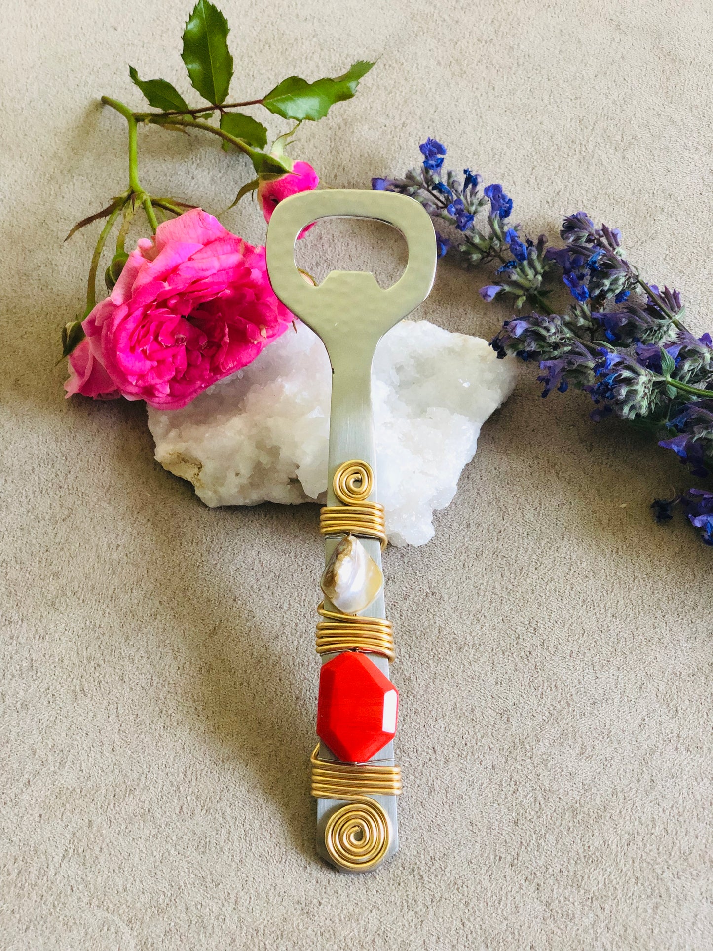 Mother-of-Pearl Bottle Opener