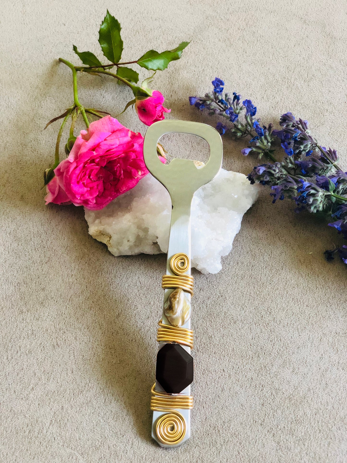 Mother-of-Pearl Bottle Opener