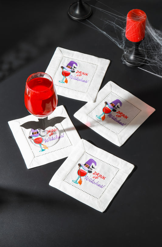 "Drink Up Witches!" Cocktail Napkins Set