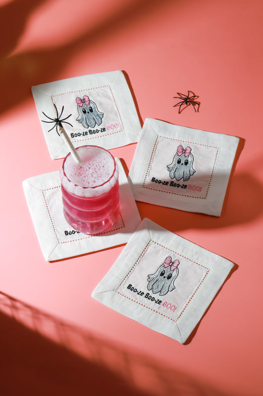 "Boo-ze Boo-ze Boo!" Cocktail Napkins Set