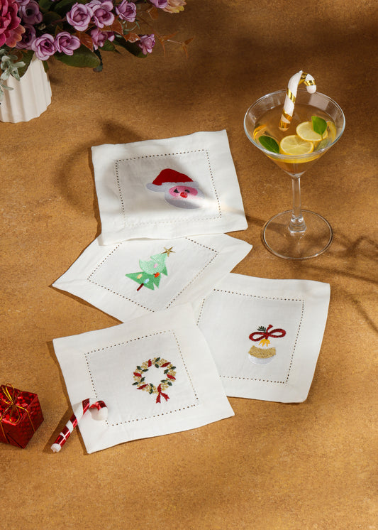 Festive Cheer Cocktail Napkins tiramisuusa