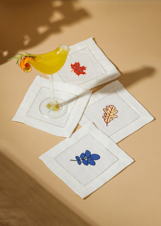 Harvest Foliage Cocktail Napkins tiramisuusa