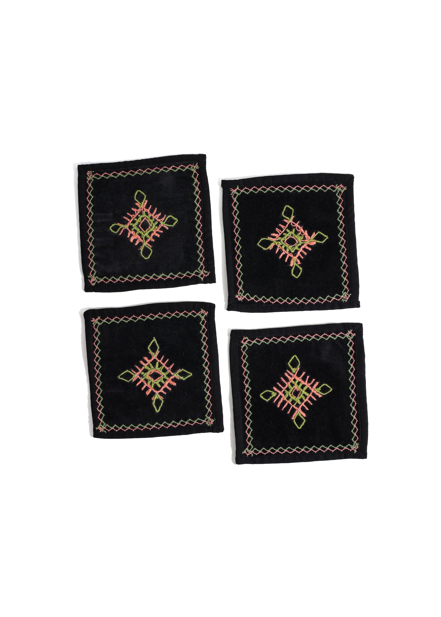 Noir Mosaic Cocktail Napkins
