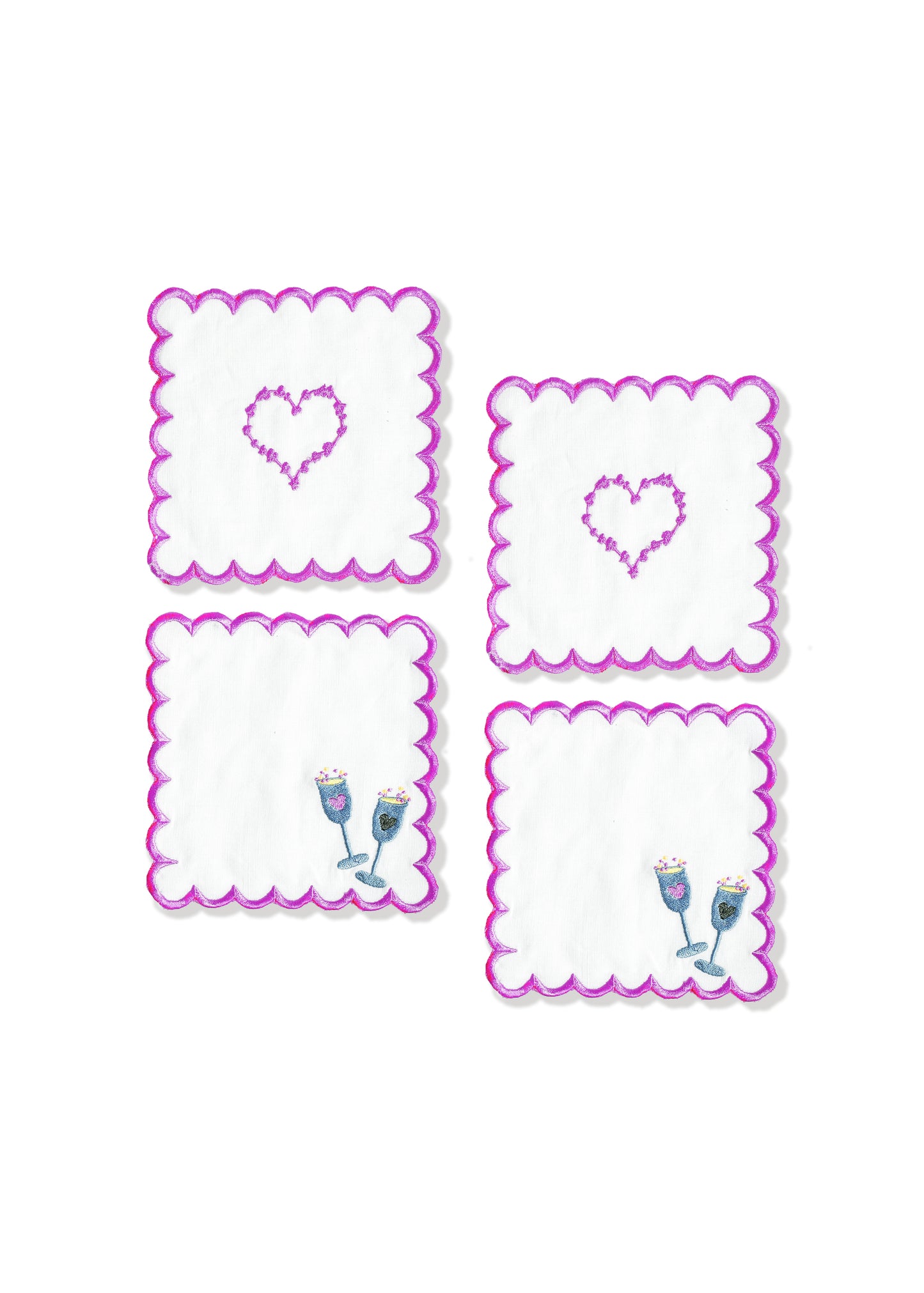 Cheers to Love Cocktail Napkins (Set of 4)