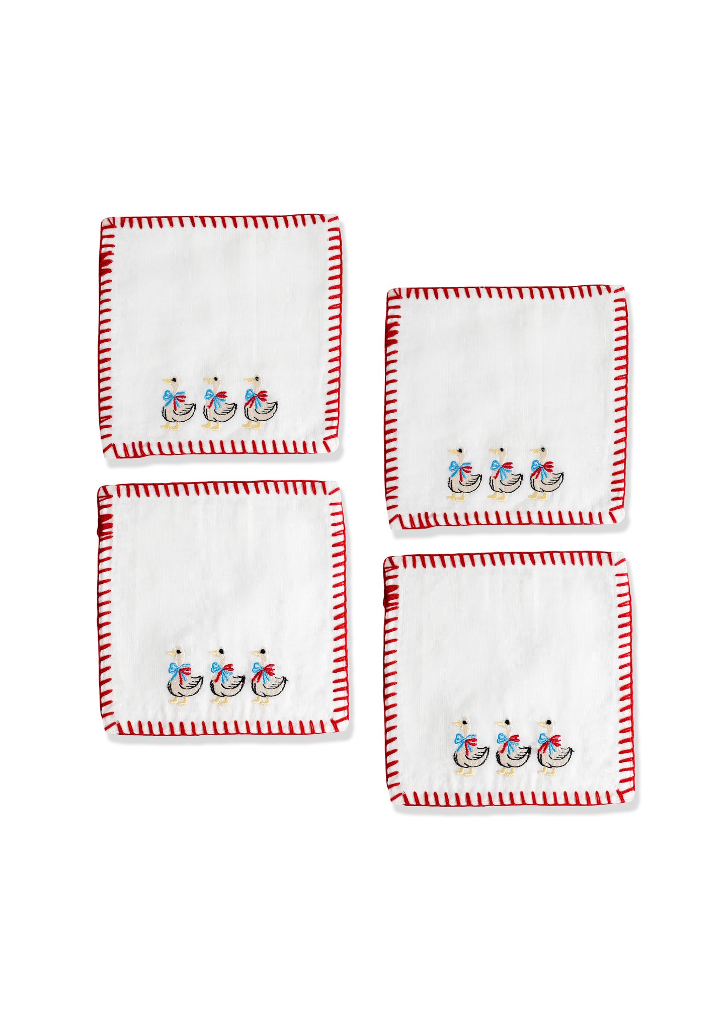 The Gossamer Goose Cocktail Napkins – Set of 4