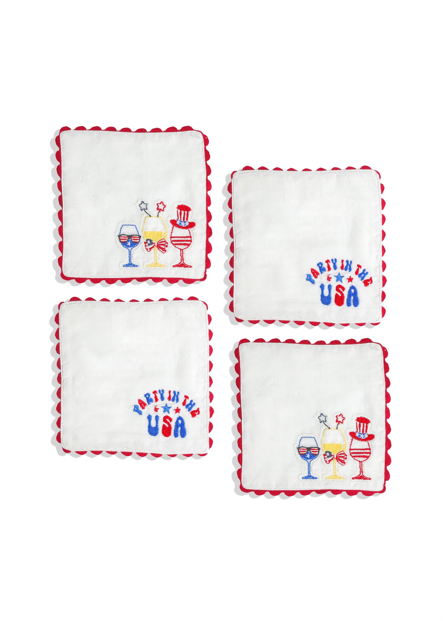 The Patriot Party Cocktail Napkins – Set of 4