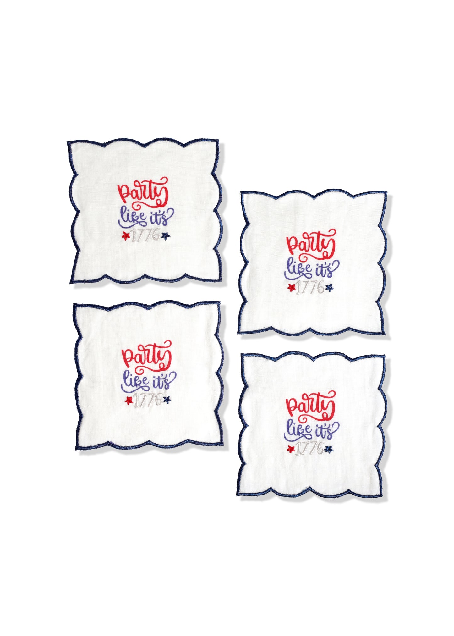 The Heritage Party Cocktail Napkins – Set of 4