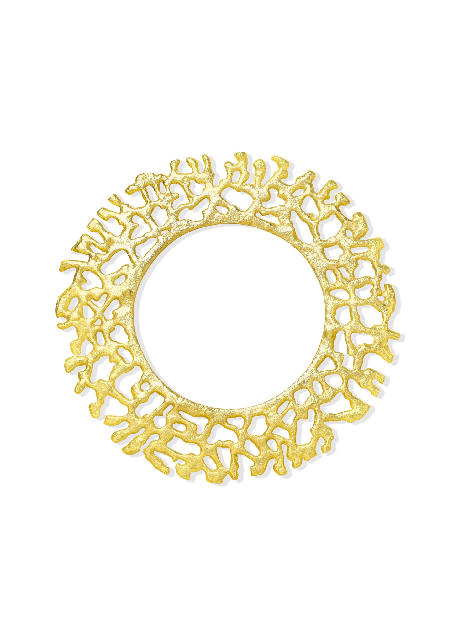 Golden Gleam Metallic Charger Plate tiramisuusa