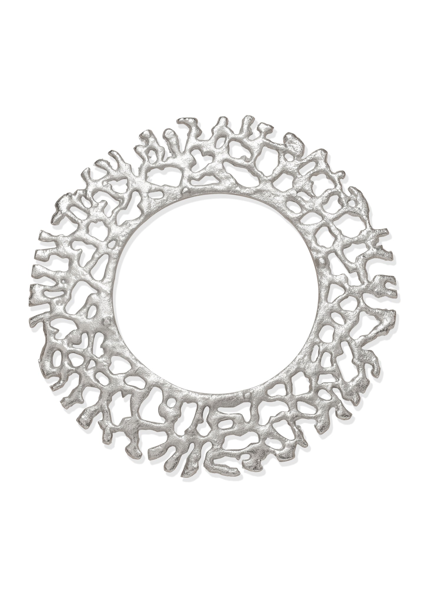 Silver Radiance Metallic Charger Plate