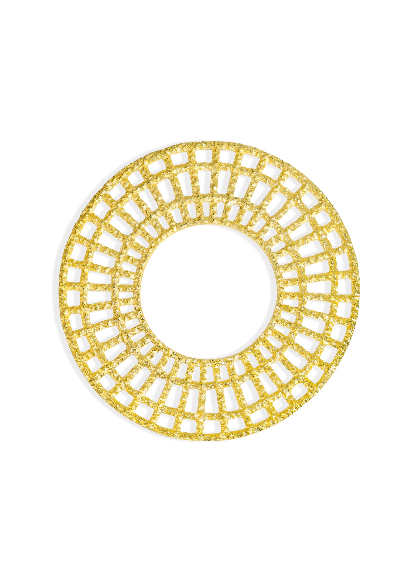 Celestial Lattice Gold Charger Plate
