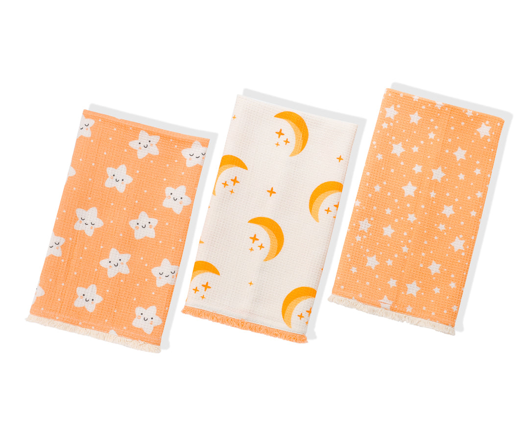 The Celestial Muslin Kitchen Towel Set