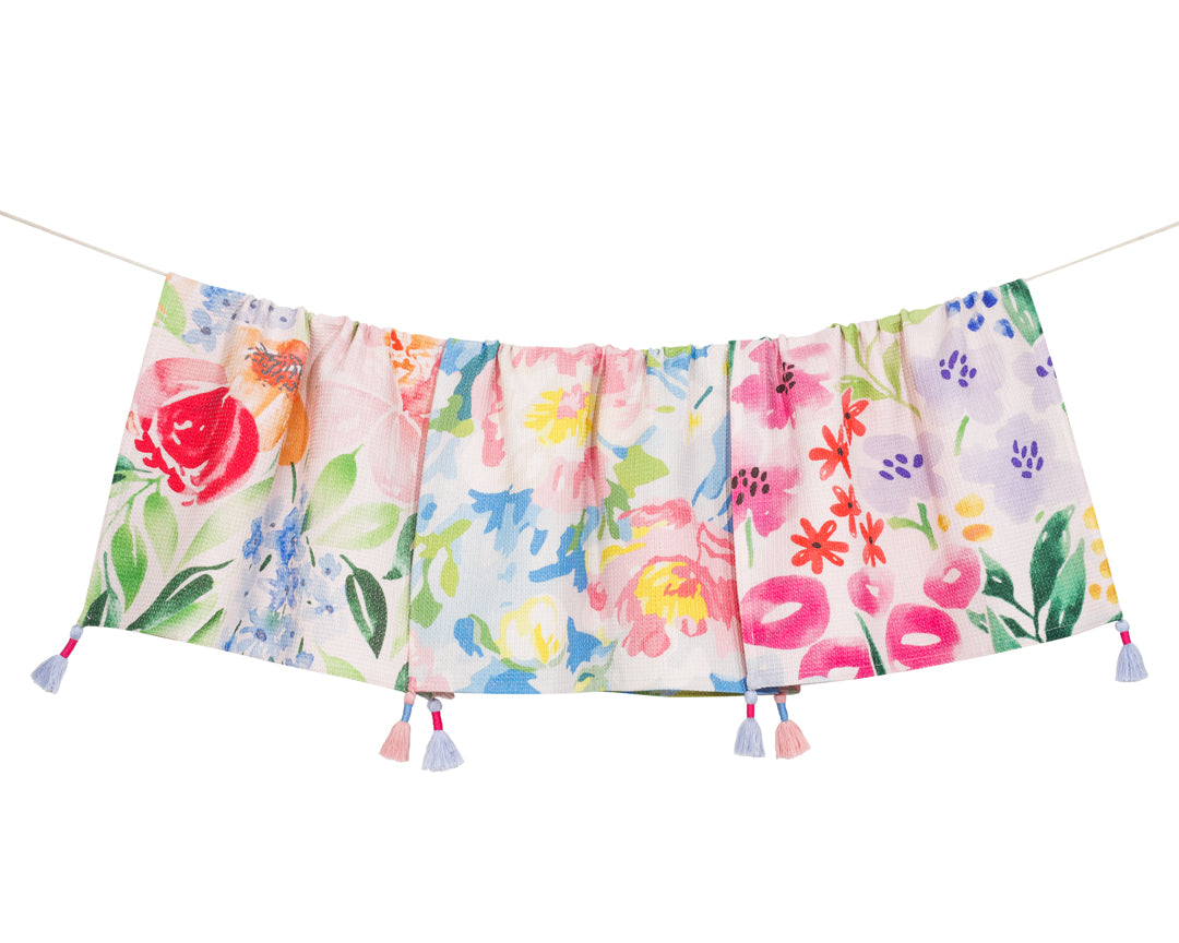 The Secret Garden Watercolor Kitchen Towel Set