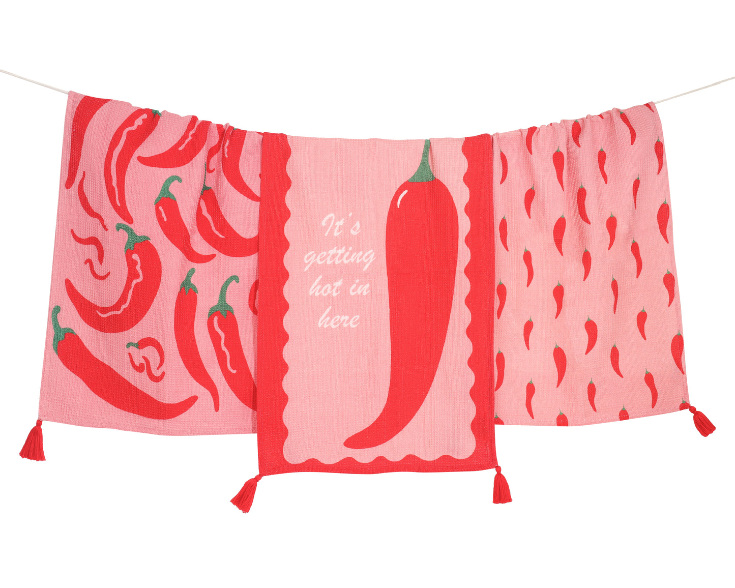 Chili Pepper Kitchen Towel Set