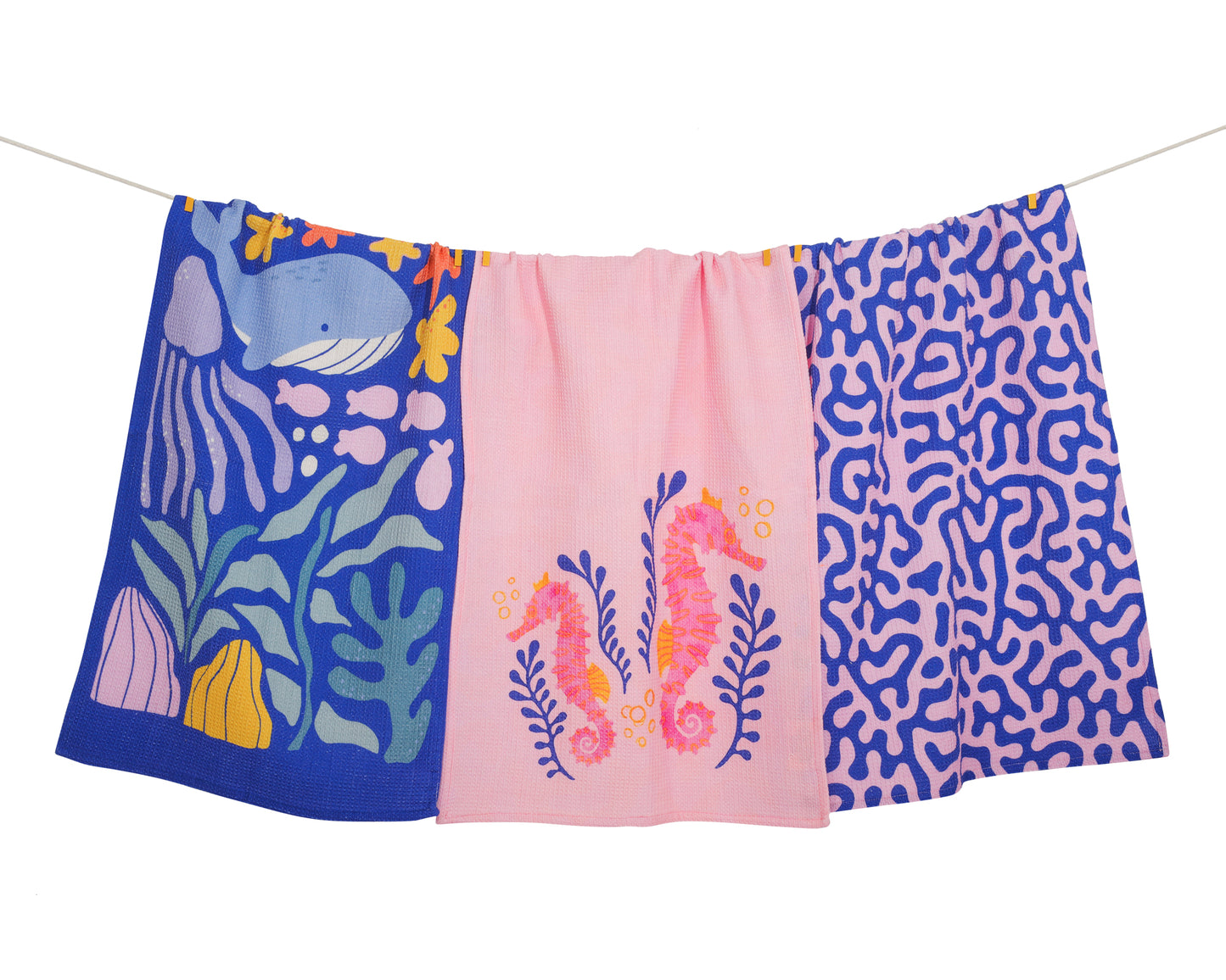Whimsical Ocean Kitchen Towel Set
