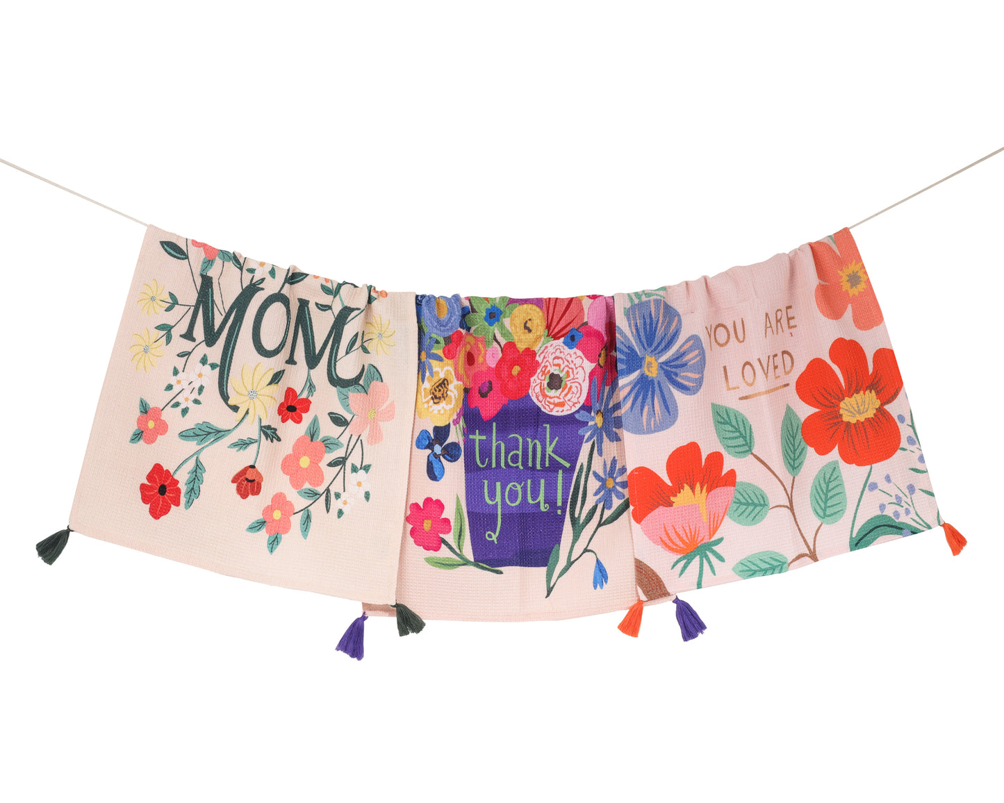 "Thank You, Mom" Bouquet Towel Set