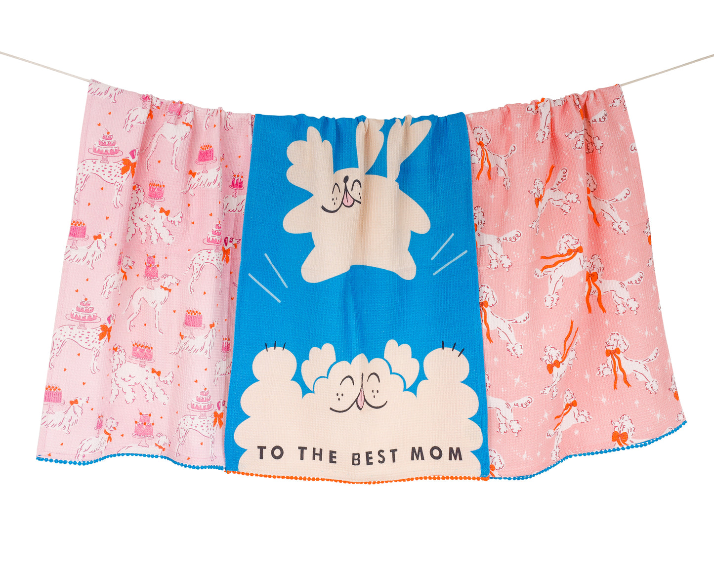 "Best Mom" Dog Lover Towel Set