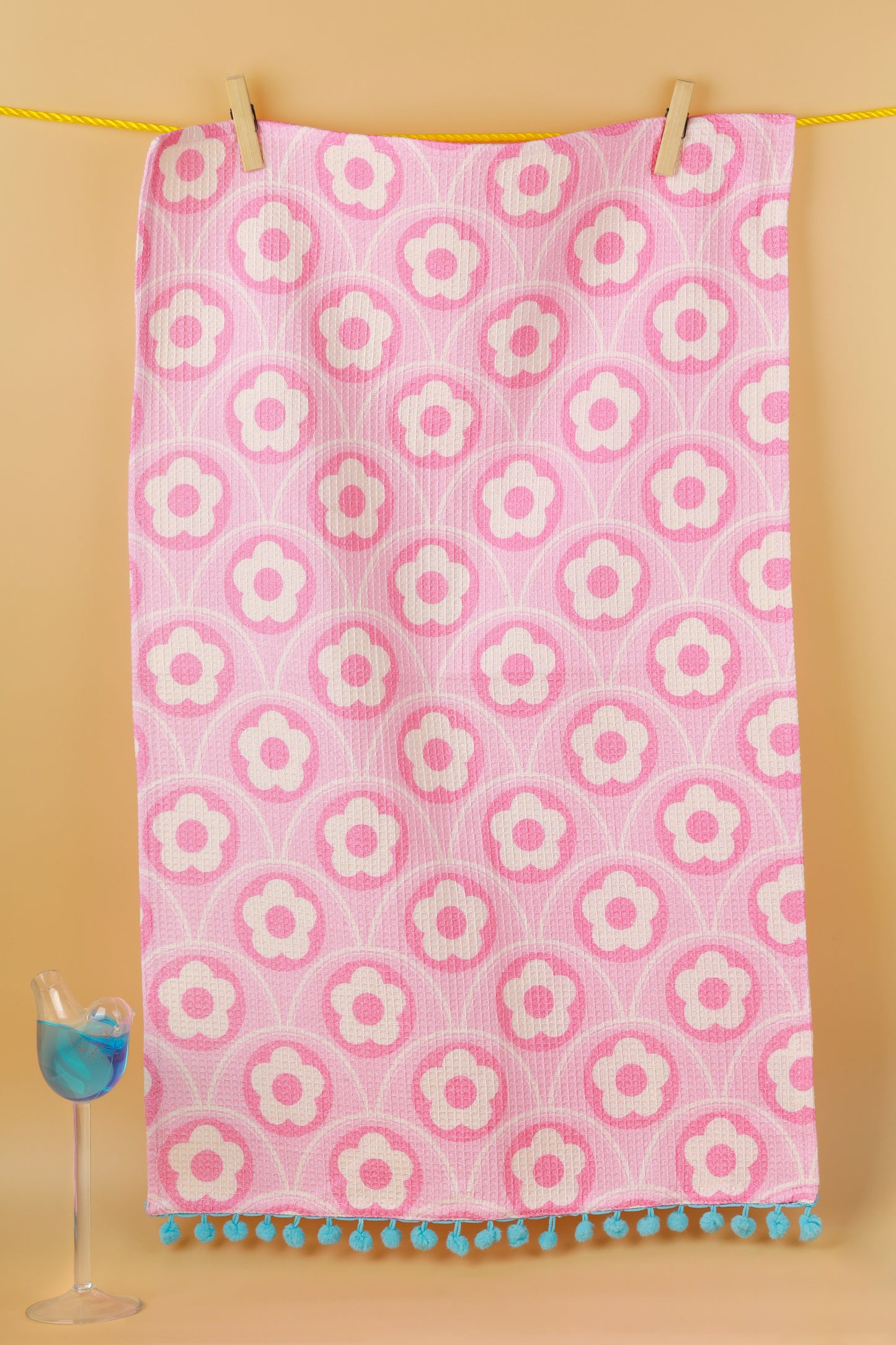 Retro Pop Floral Towel Set