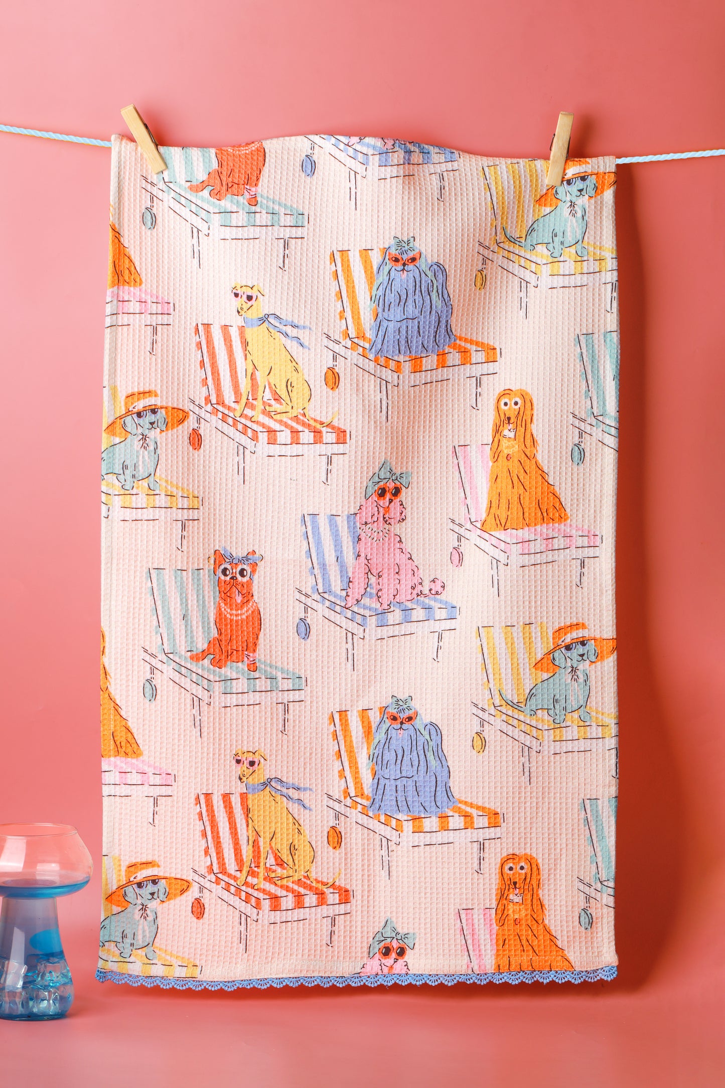 "Day to Shine" Circus Dog Towel Set