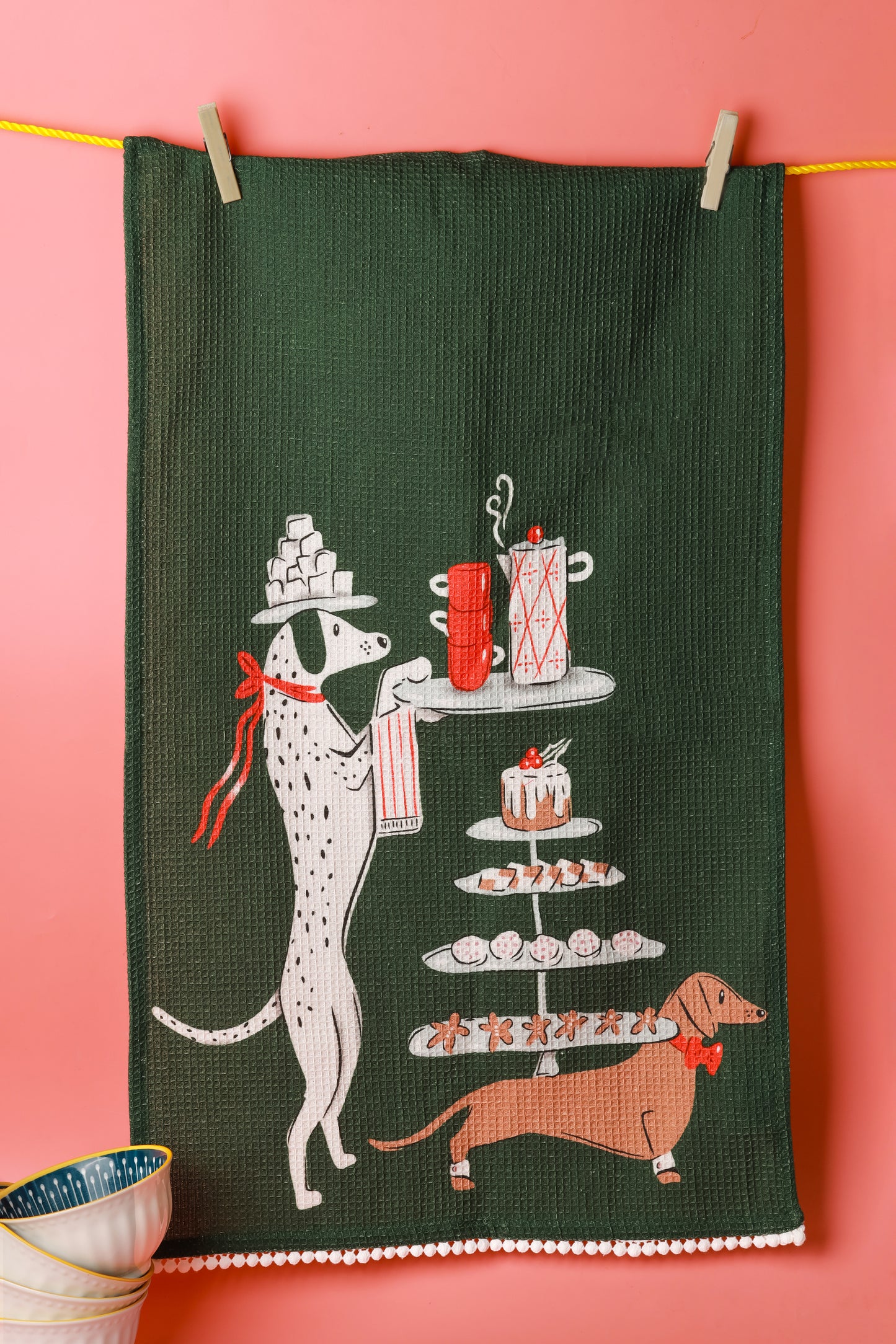 "Cocktail Hour" Dapper Dog Towel Set
