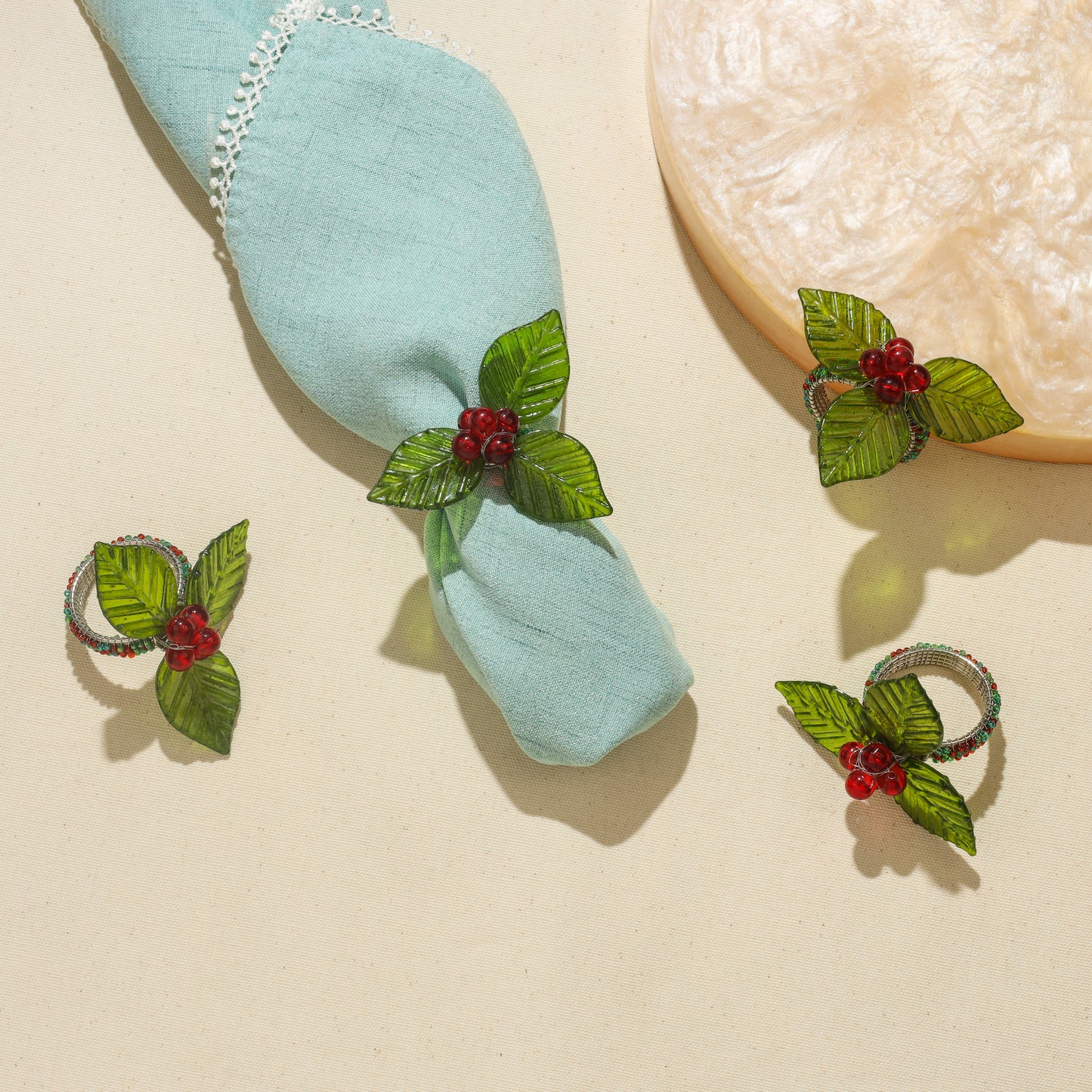 Nature's Harmony Napkin Rings tiramisuusa