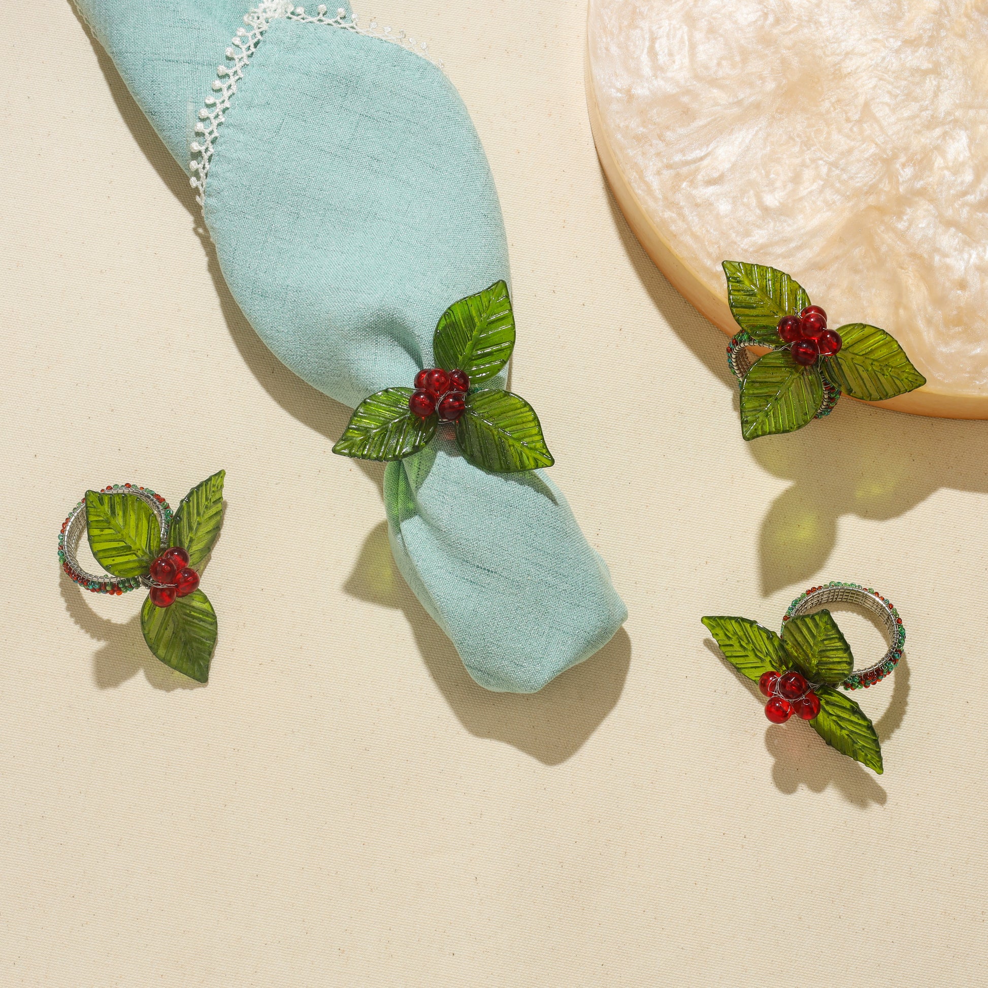 Nature's Harmony Napkin Rings tiramisuusa