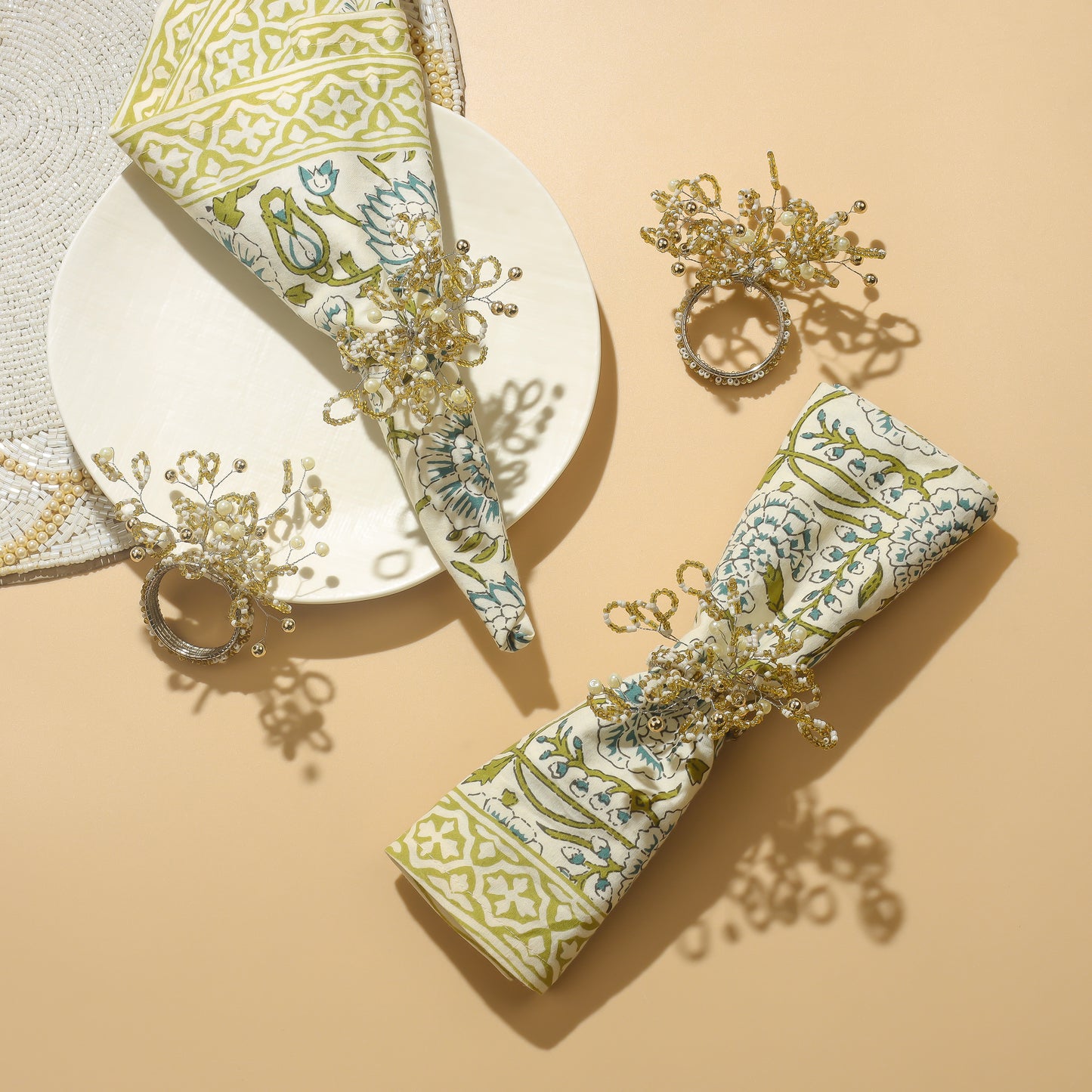 Golden Gleam Napkin Ring tiramisuusa