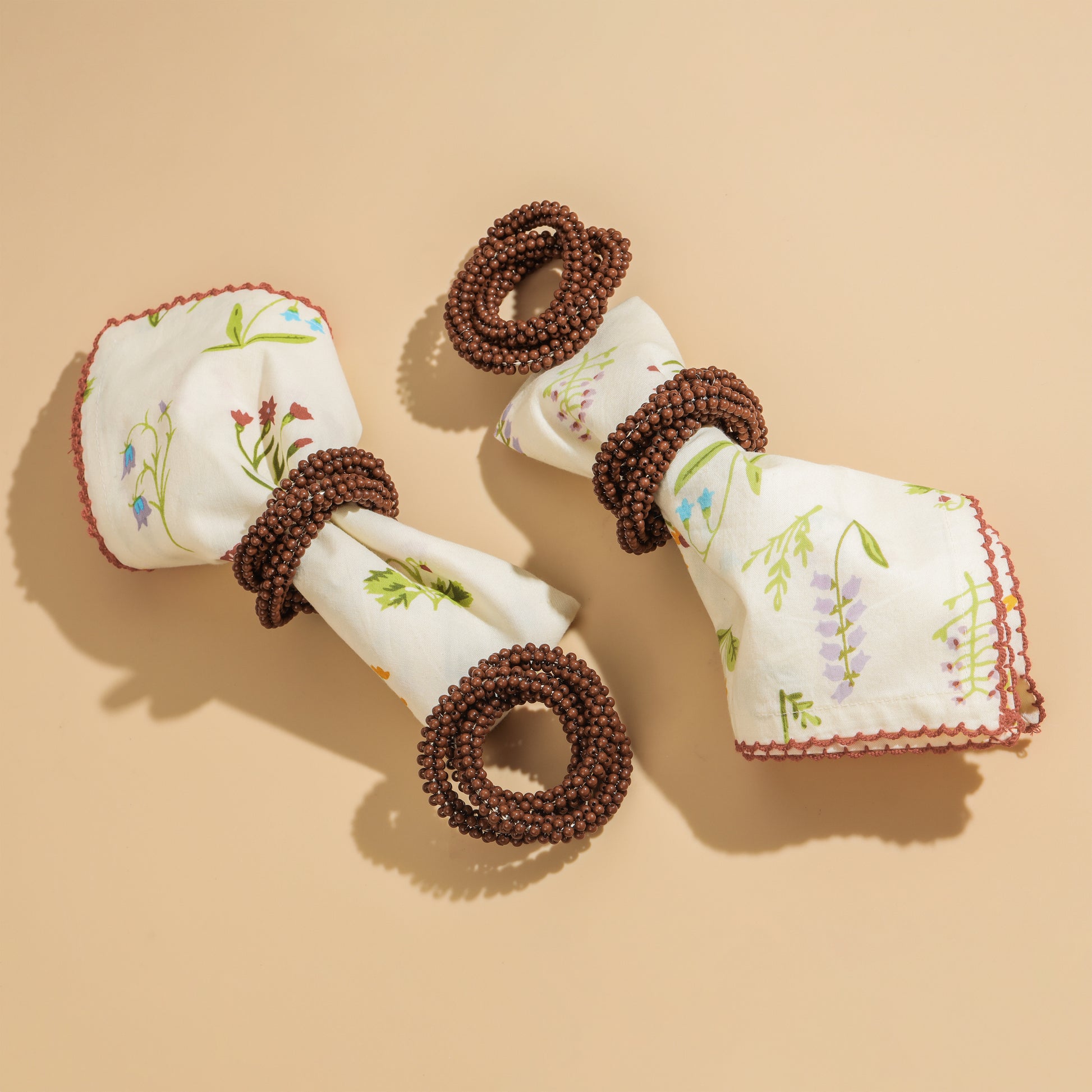 Earthen Elegance Napkin Rings tiramisuusa