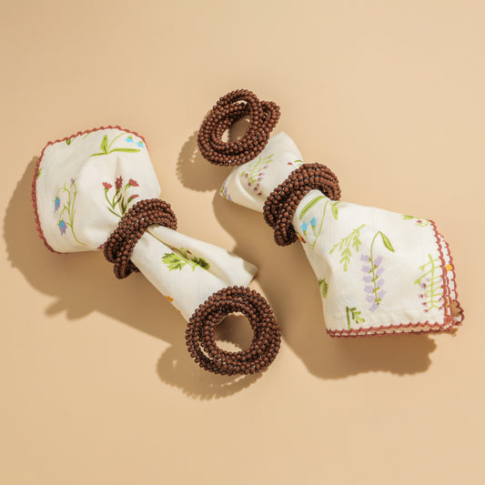 Earthen Elegance Napkin Rings tiramisuusa