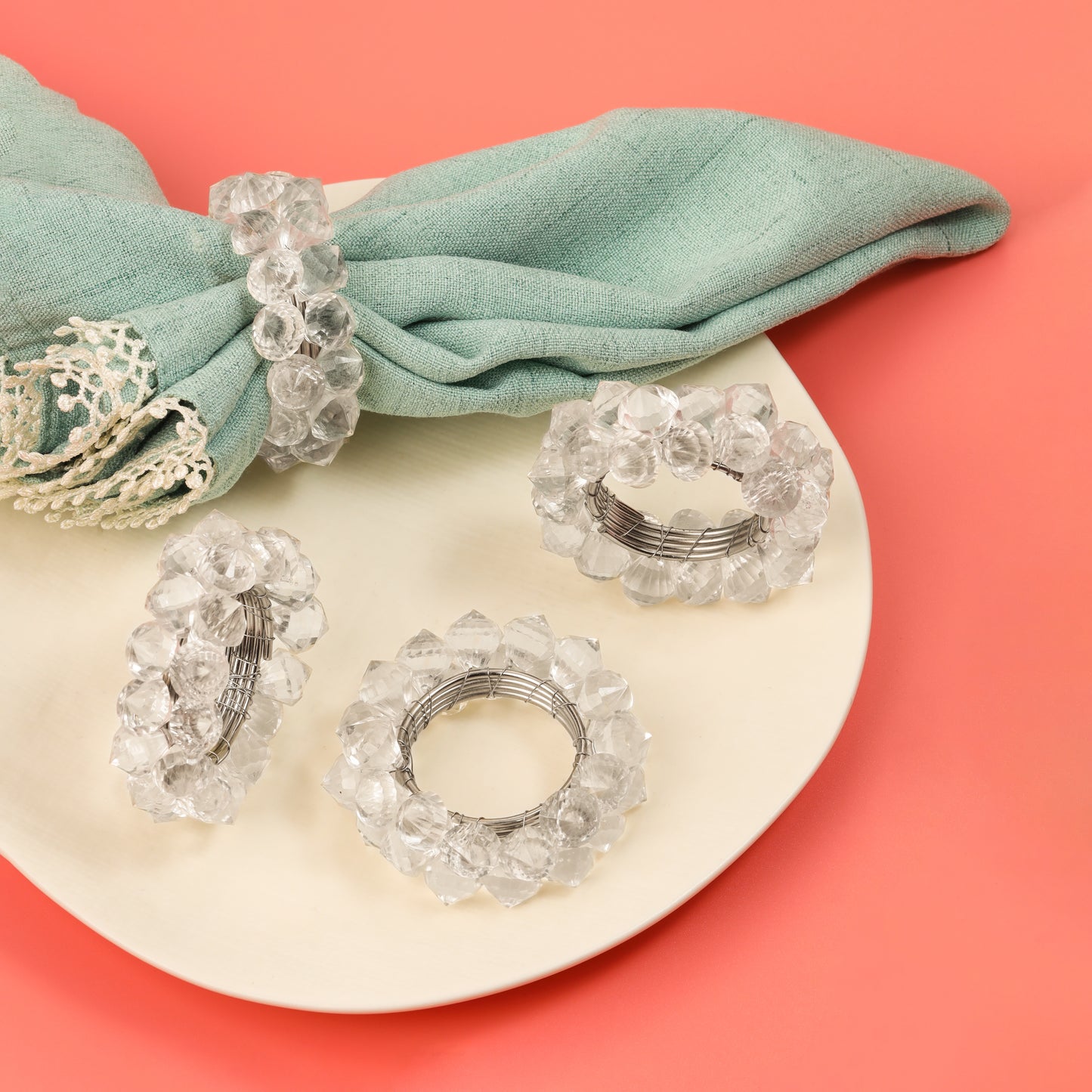 Crystal Brilliance Napkin Rings tiramisuusa