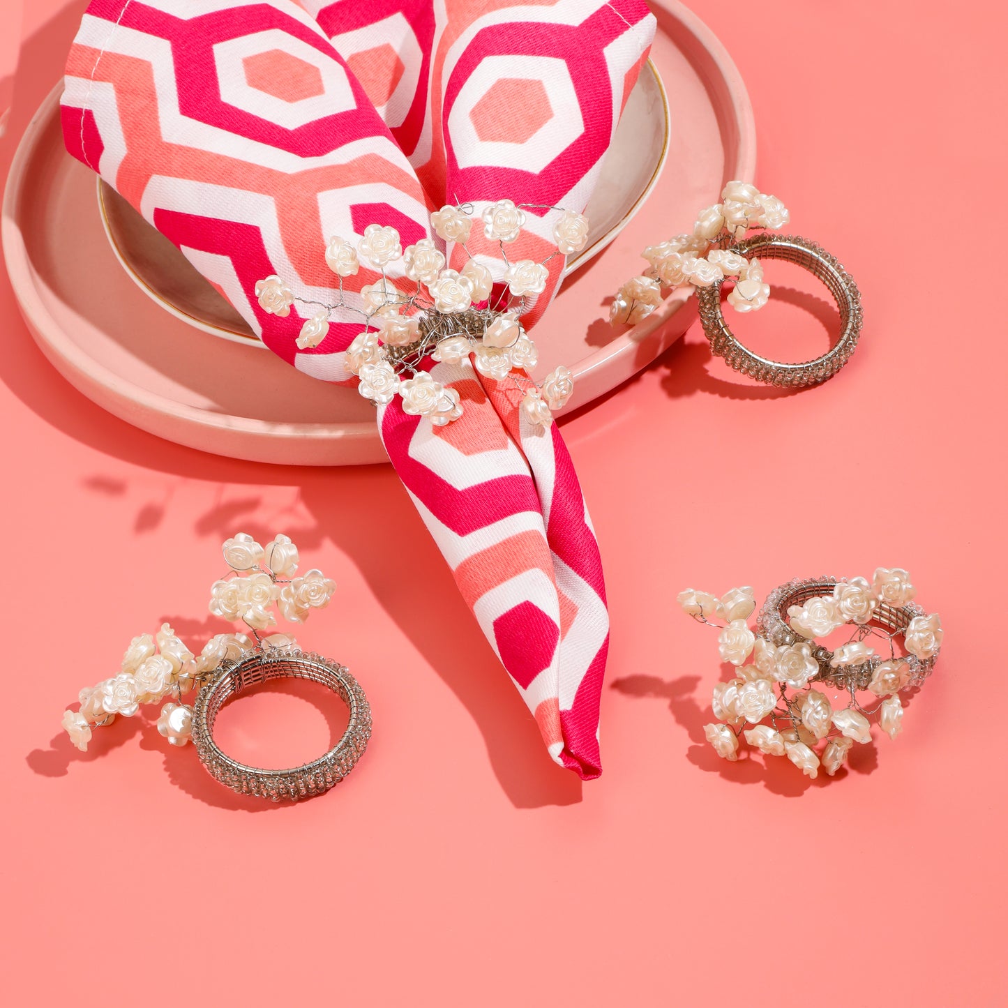 Snowflake Elegance Napkin Rings tiramisuusa