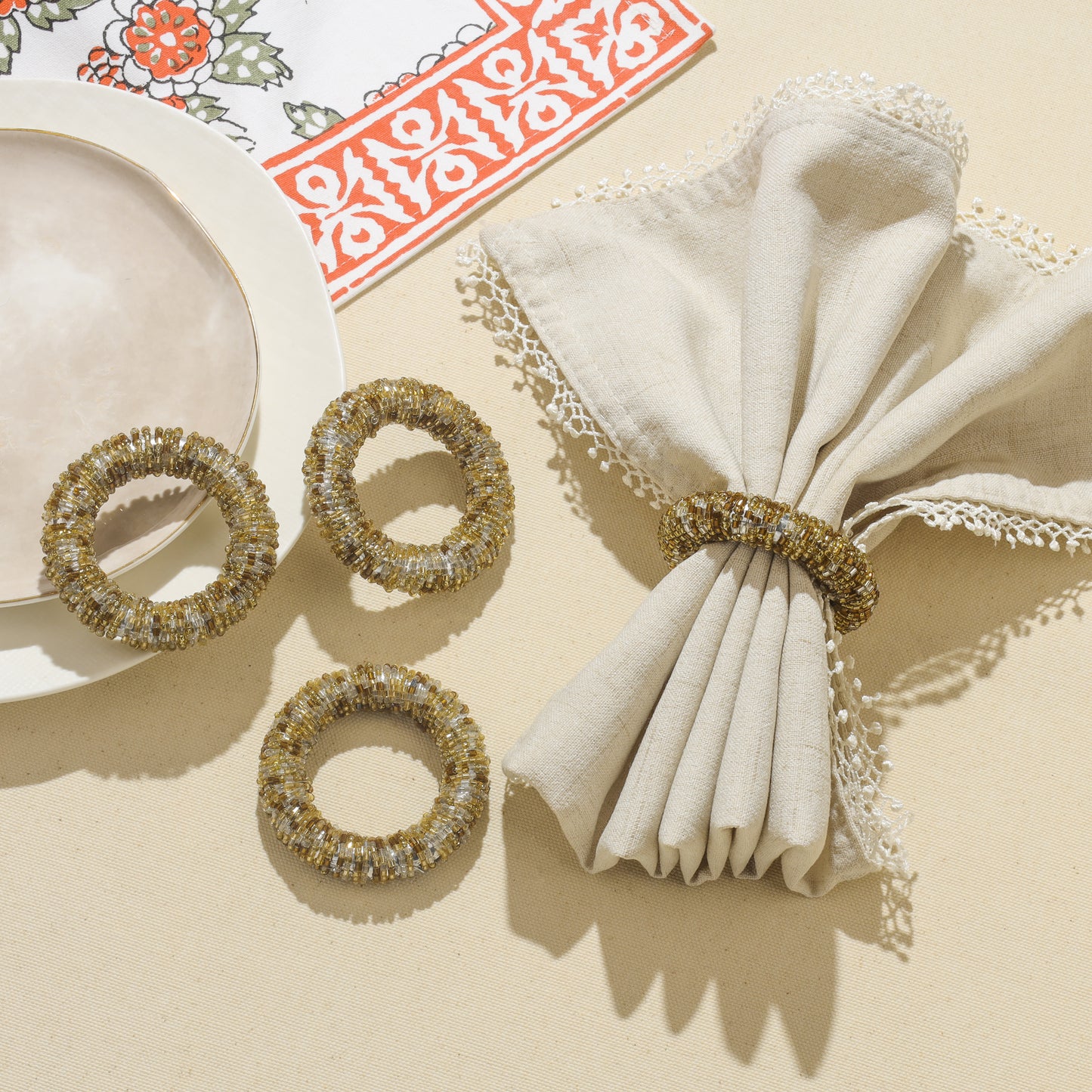 Radiant Rounds Napkin Rings