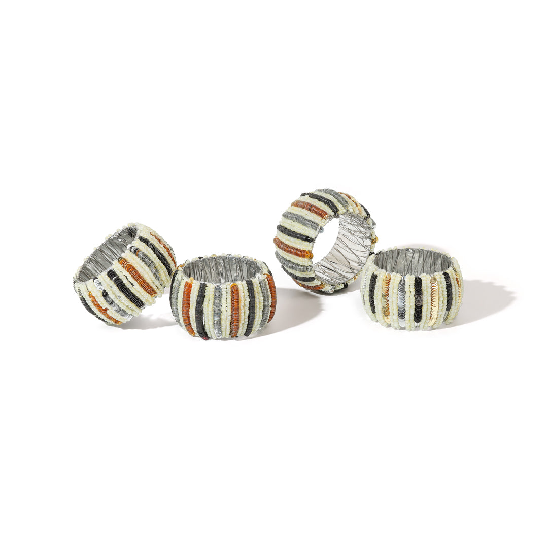 Tierra Striped Napkin Rings