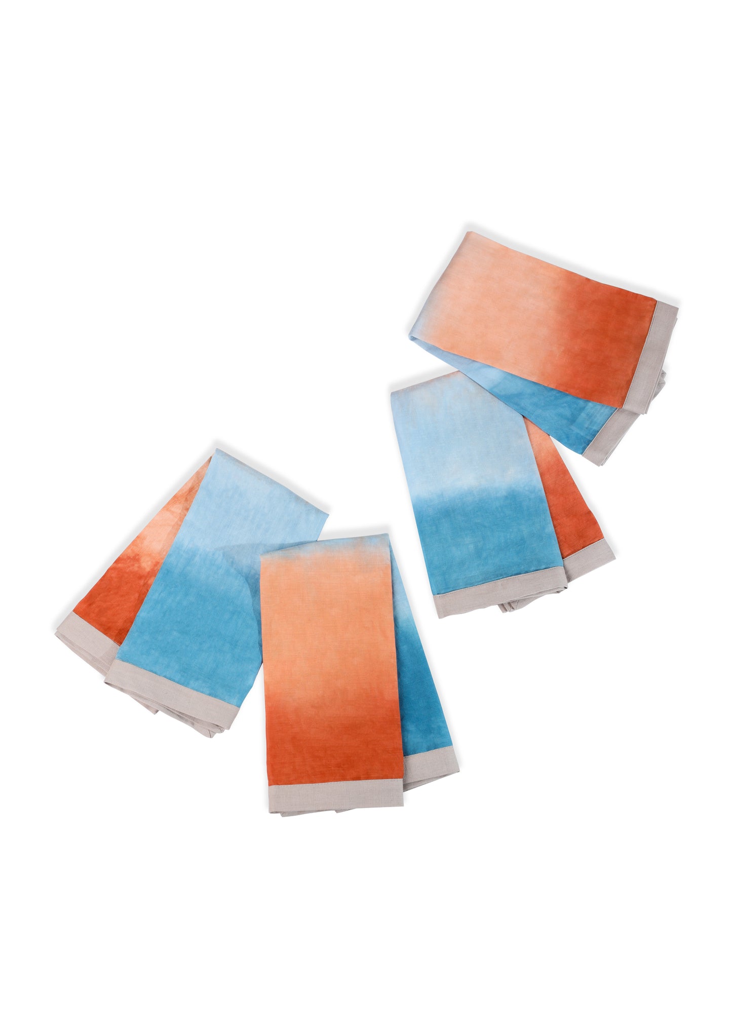 Sunset Horizon Tie-Dye Napkin Set