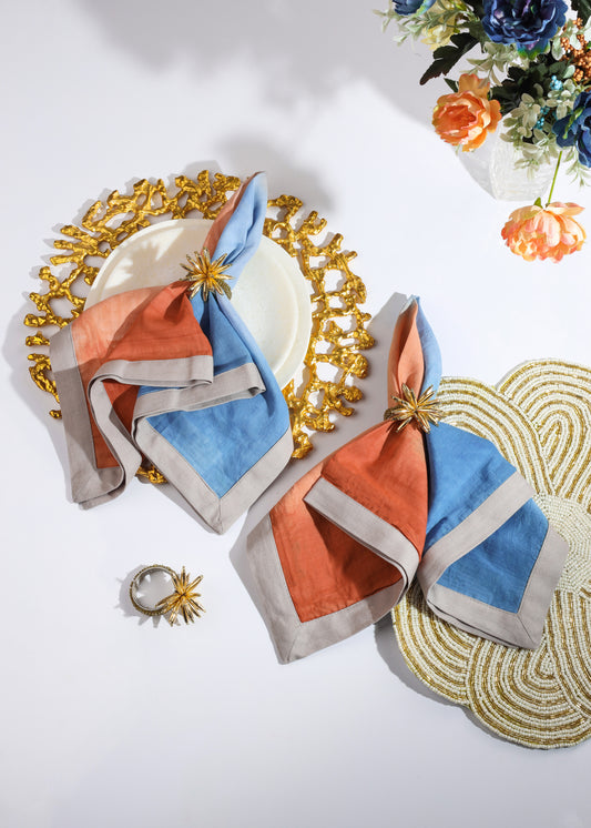 Sunset Horizon Tie-Dye Napkin Set
