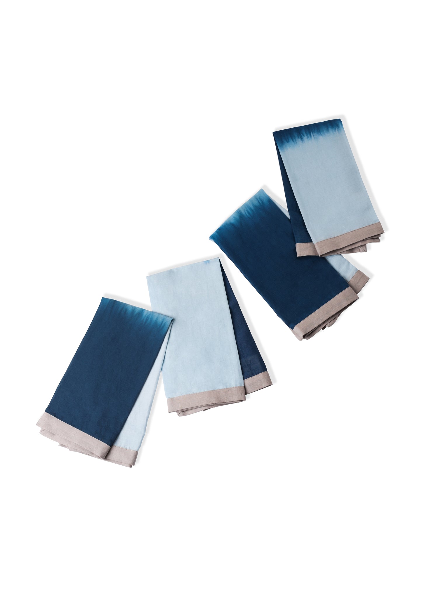 Azure Tide Tie-Dye Napkin Set
