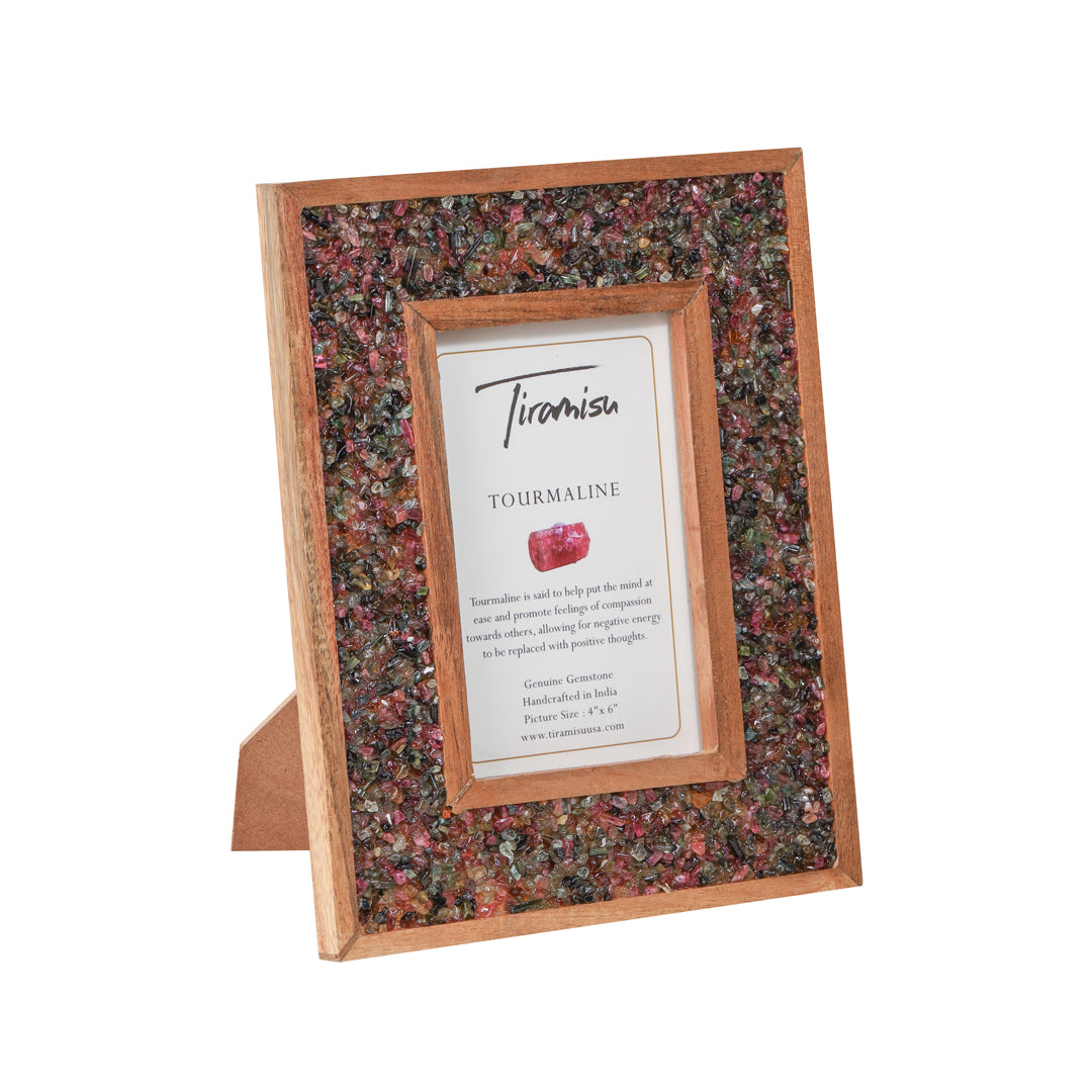 Tiramisu Winking Pink Tourmaline Picture Frame