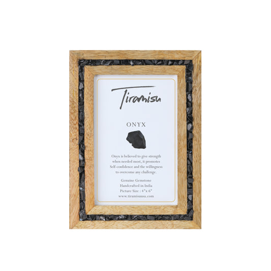 Sunset Crest Black Onyx Picture Frame tiramisuusa