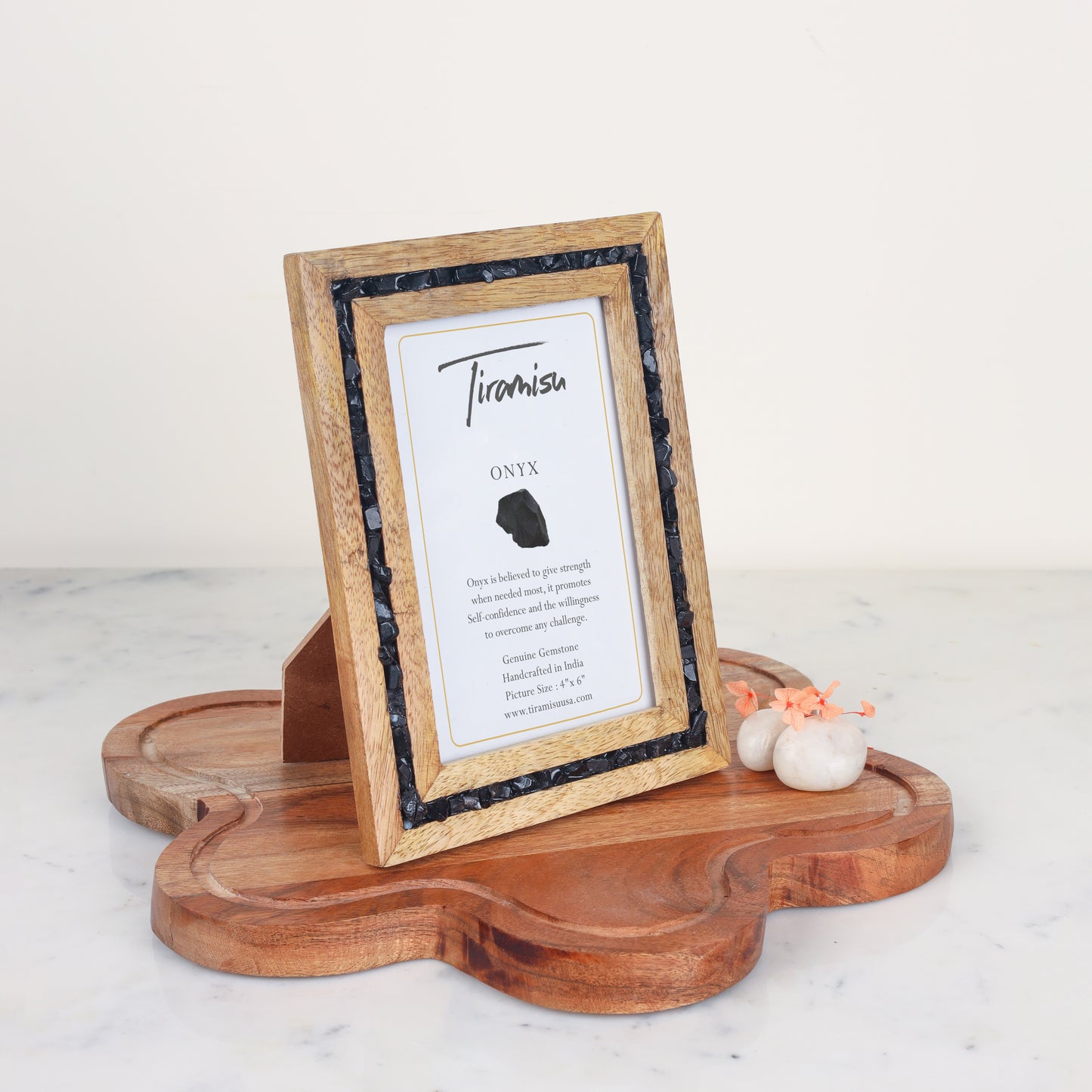 Sunset Crest Black Onyx Picture Frame