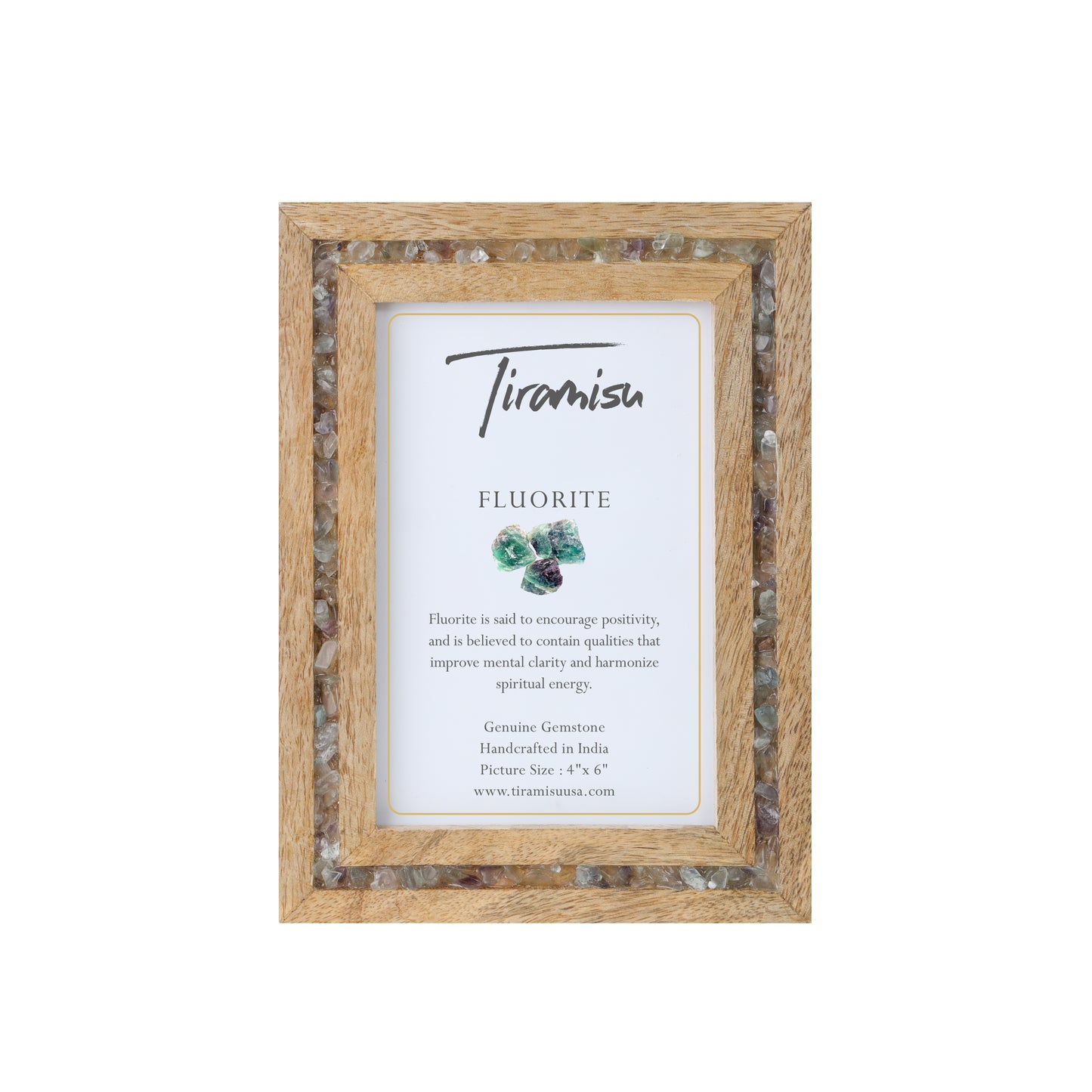 Serenity Fluorite Picture Frame tiramisuusa
