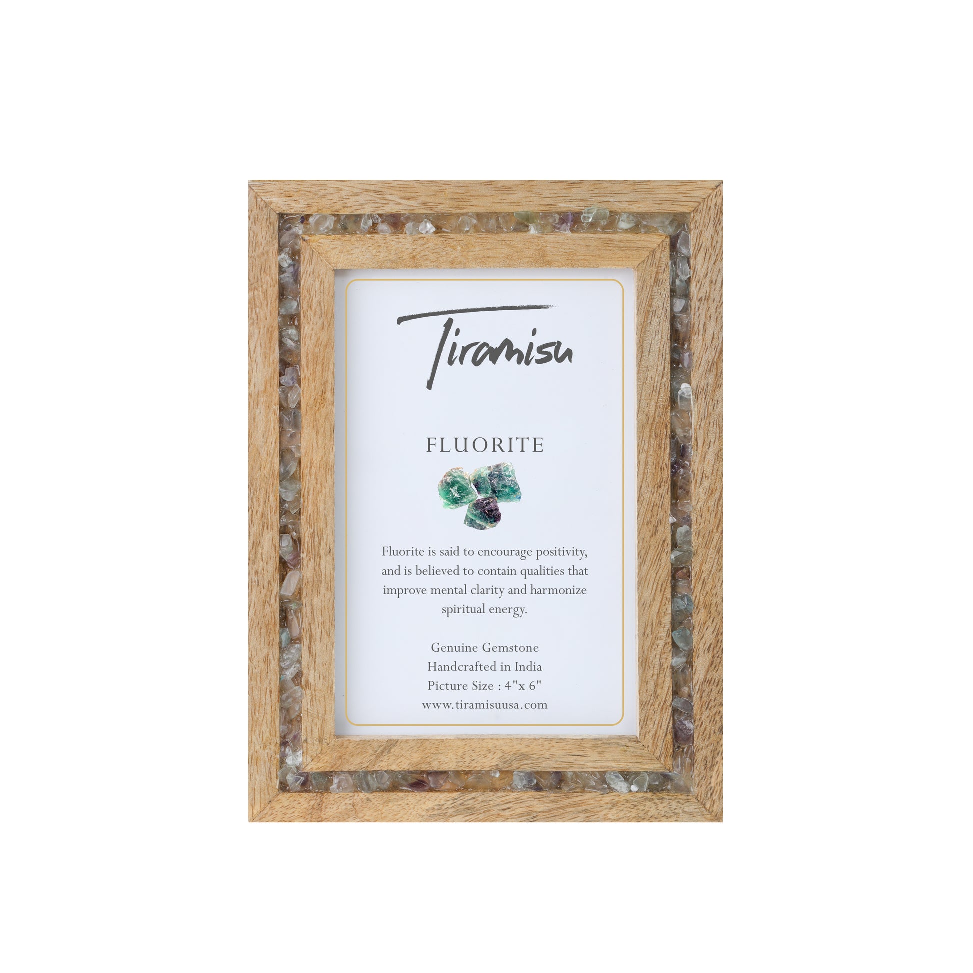 Serenity Fluorite Picture Frame tiramisuusa