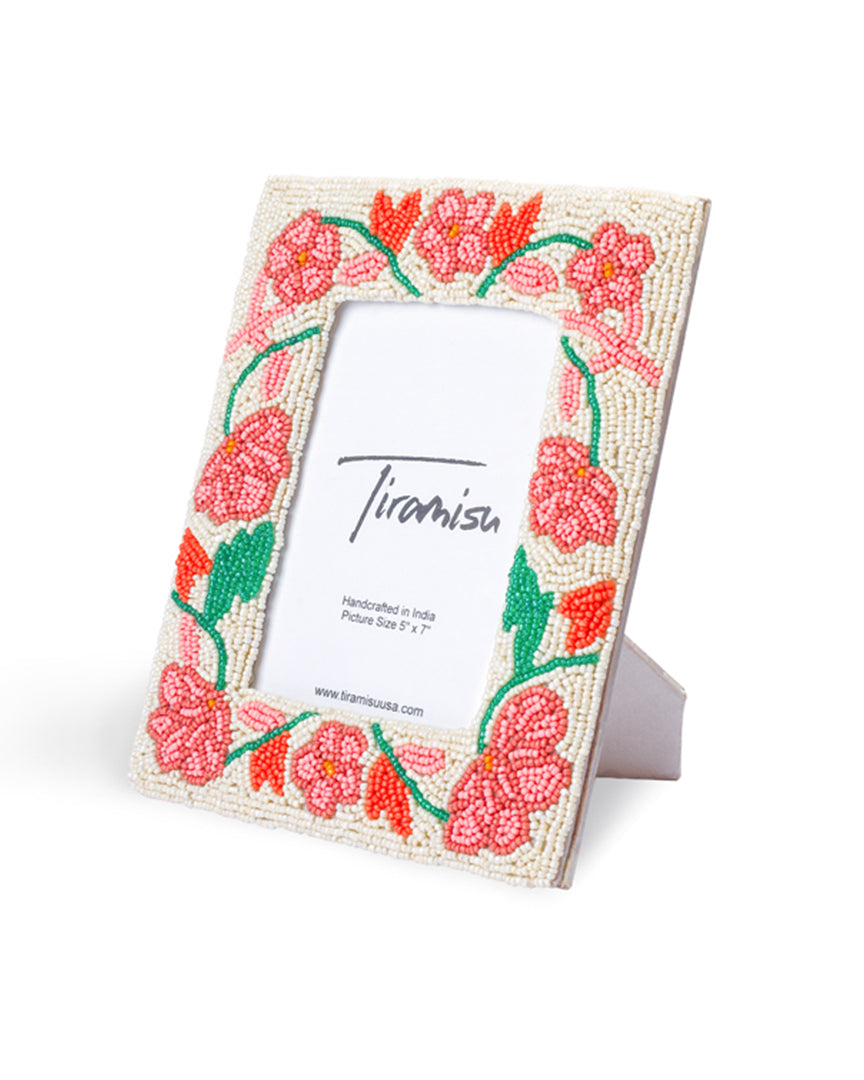 Tiramisu Pink Opulence Bloom 5 x 7 Picture Frame
