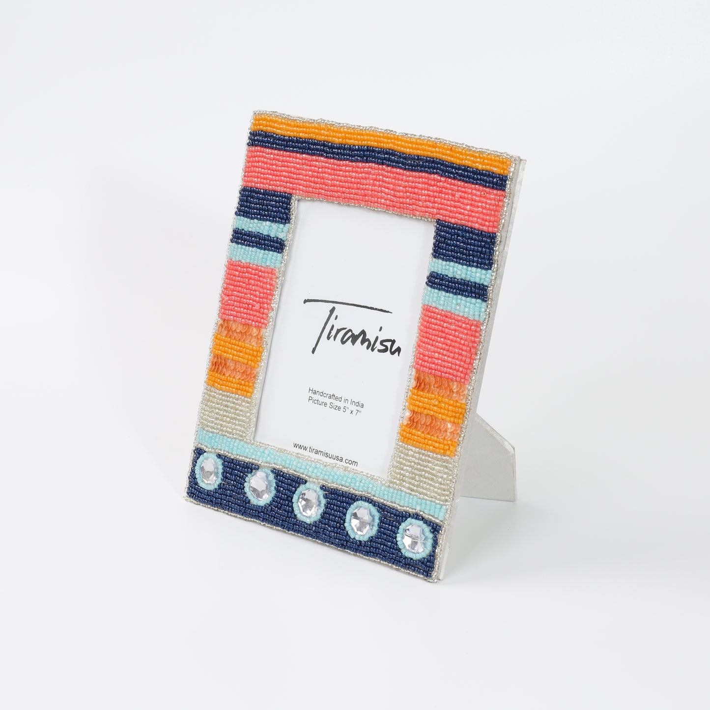 Tiramisu Horizon Harmony Stripe Fusion 5 x 7 Picture Frame