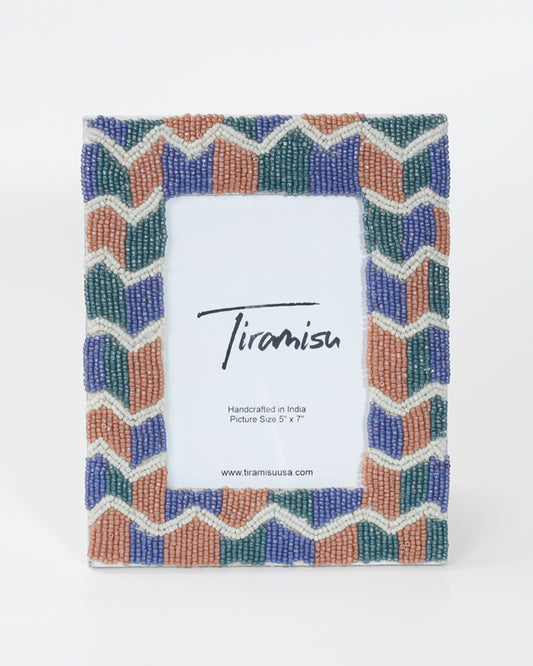 Tiramisu KaleidoCraft Beaded Memories 5 x 7 Picture Frame