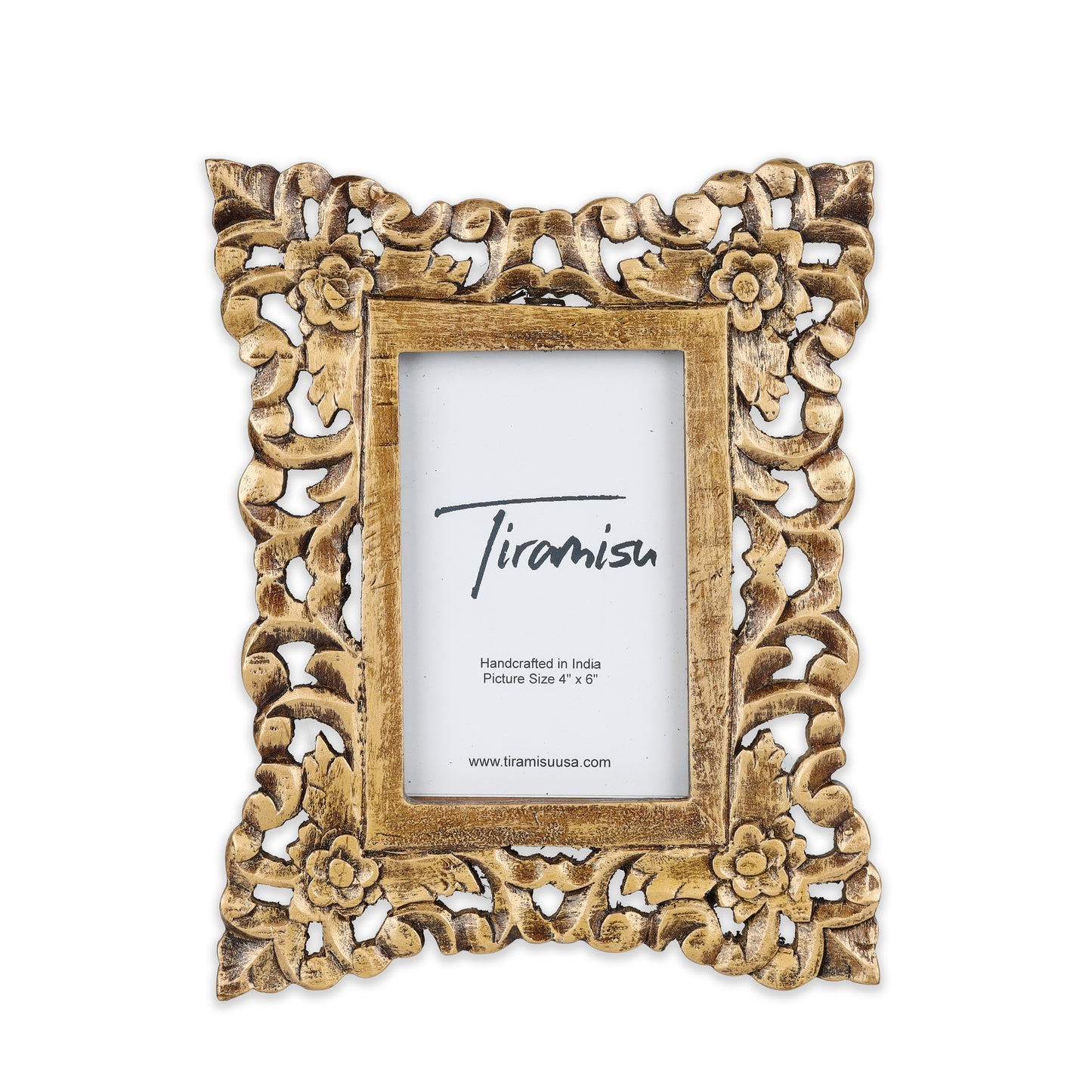 Vintage Chic Antique Wood Photo Frame tiramisuusa