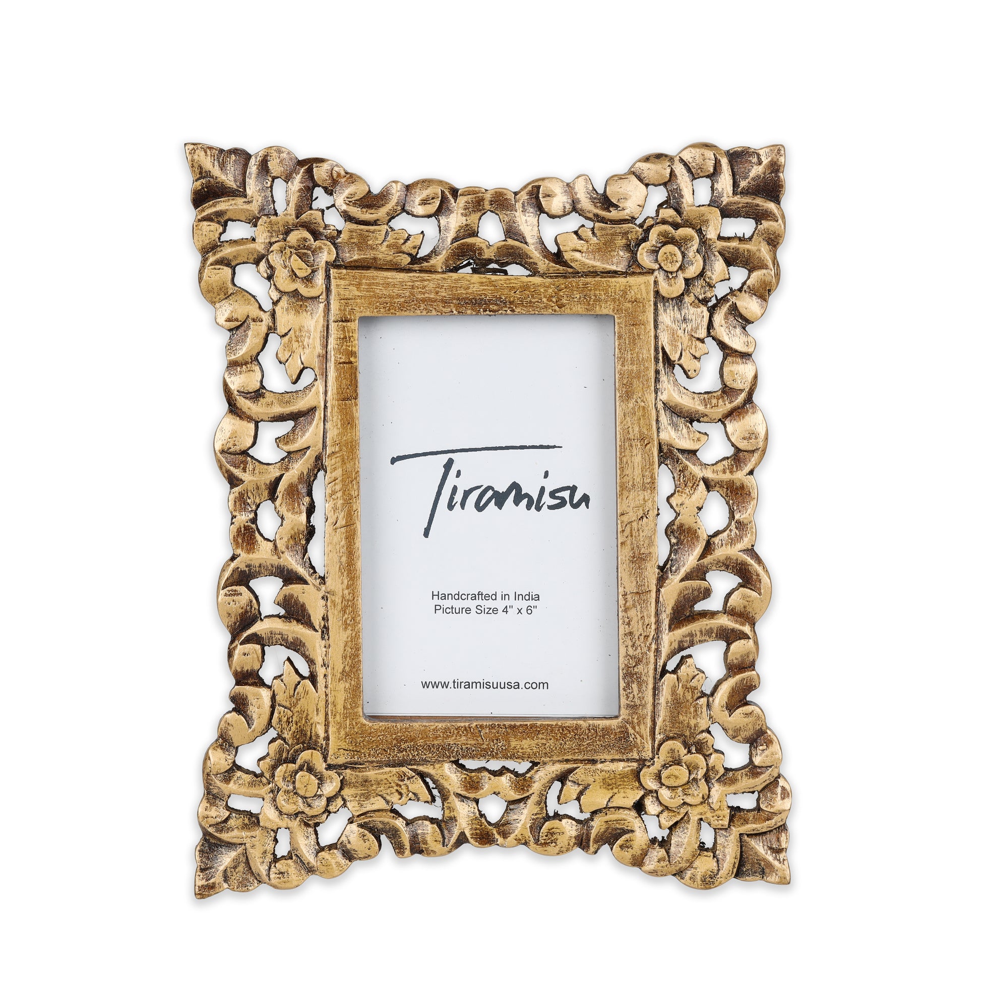 Vintage Chic Antique Wood Photo Frame tiramisuusa