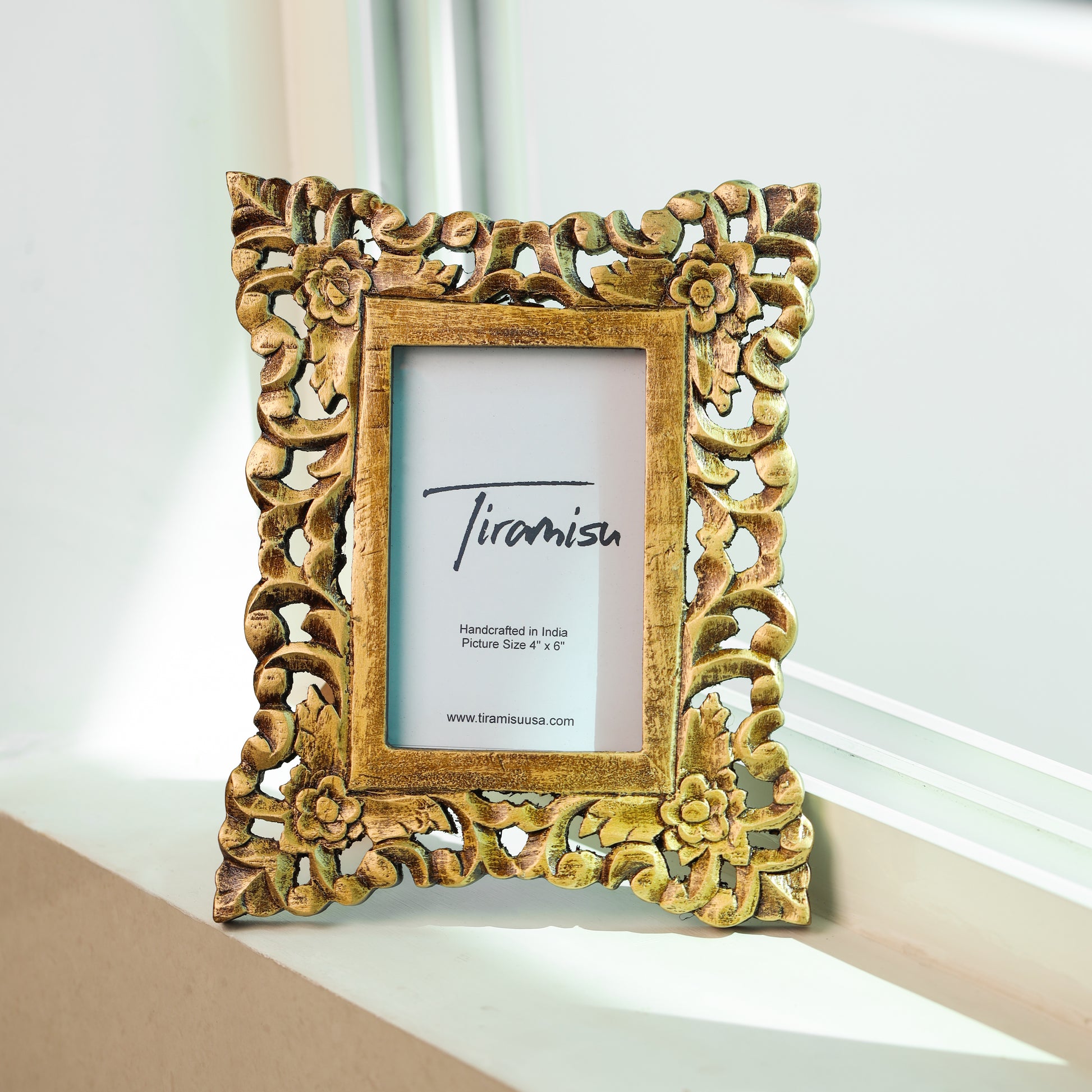 Vintage Chic Antique Wood Photo Frame tiramisuusa